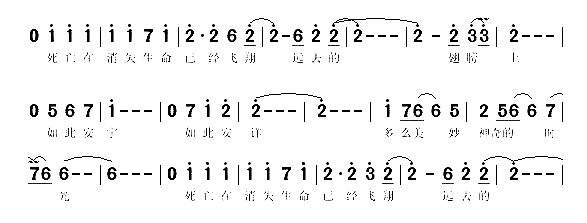 神鹰传说简谱-谭维维演唱1