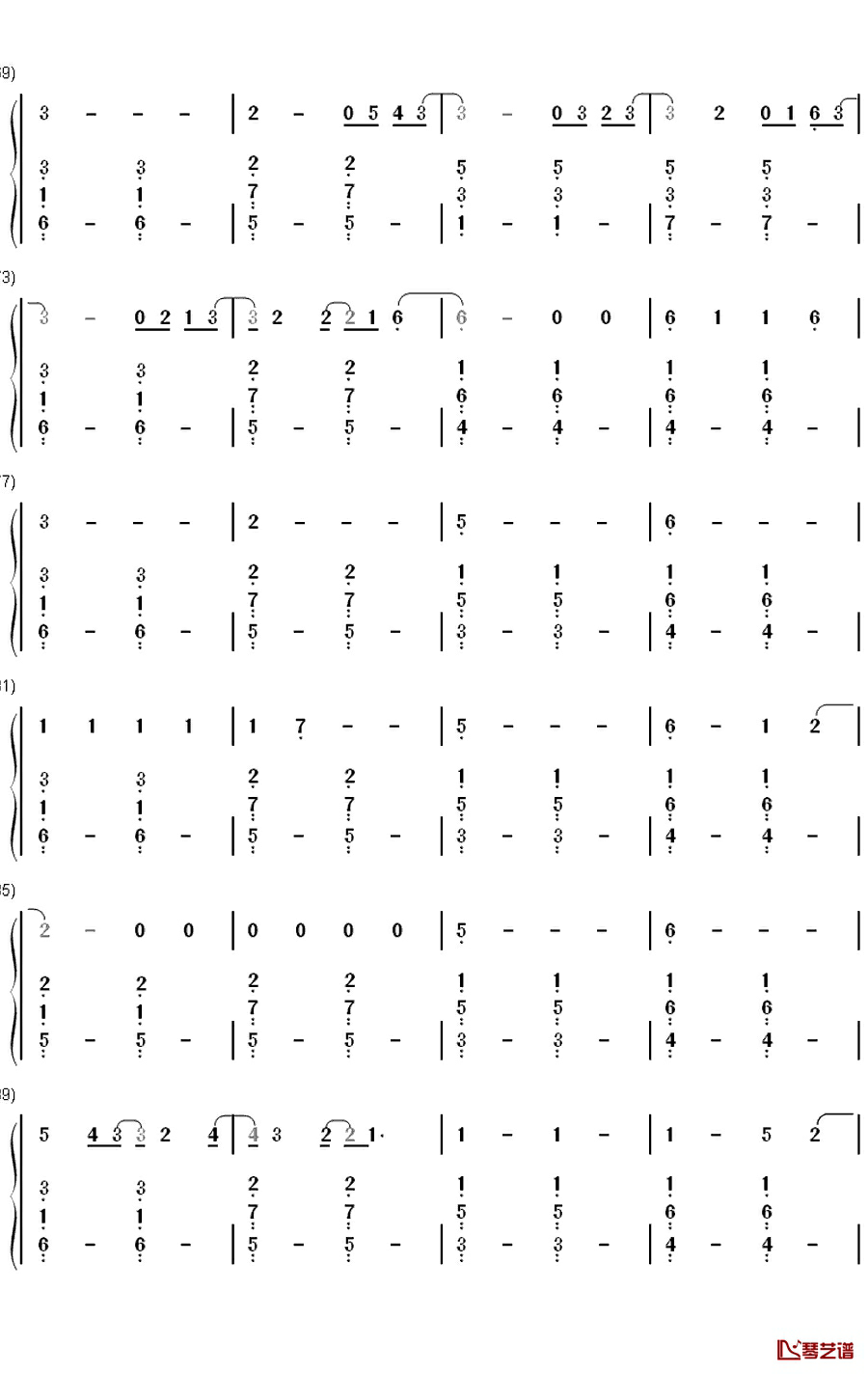 Irresistible钢琴简谱-数字双手-One Direction4