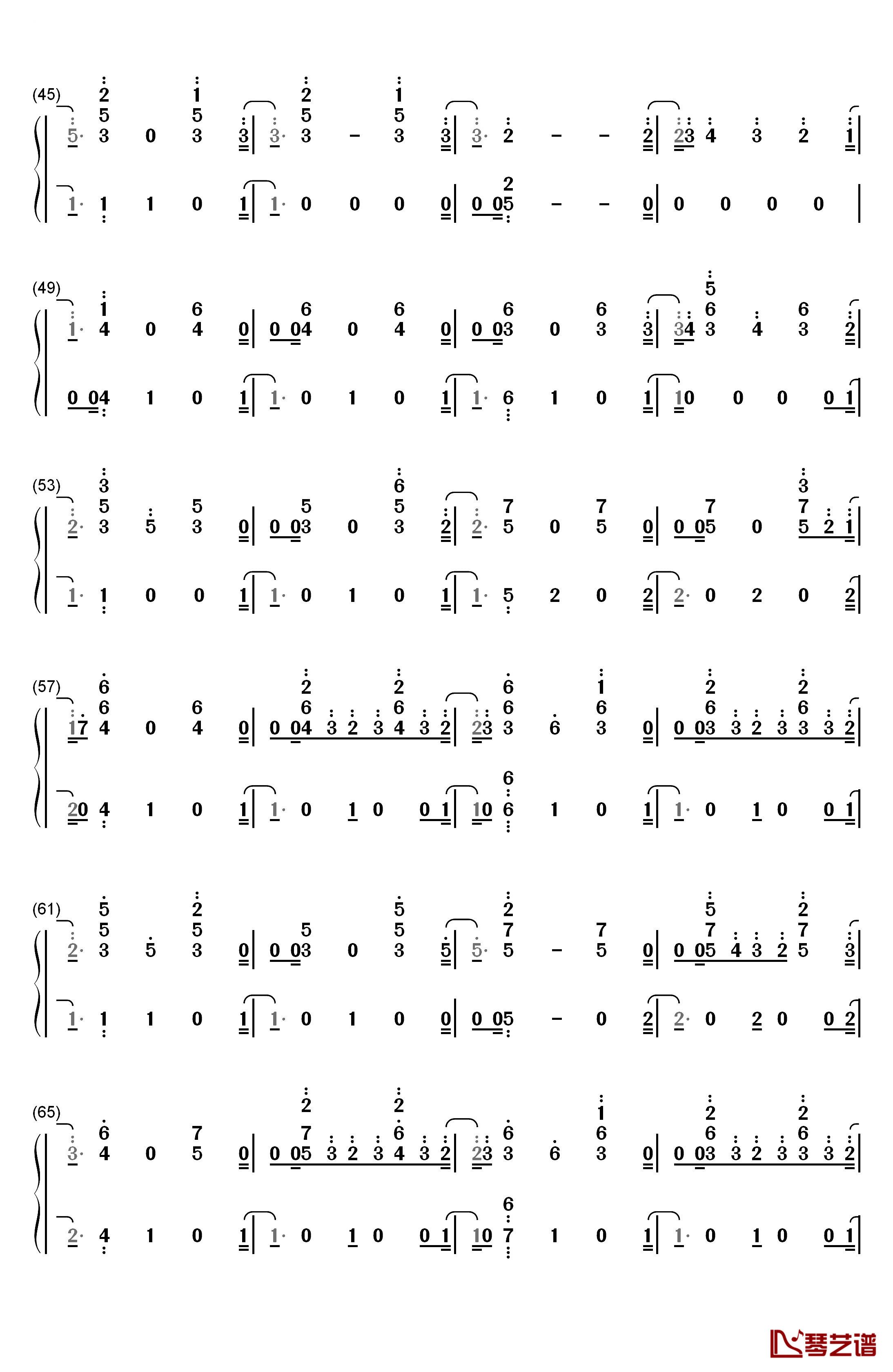 Something's Gotta Give钢琴简谱-数字双手-Camila Cabello3