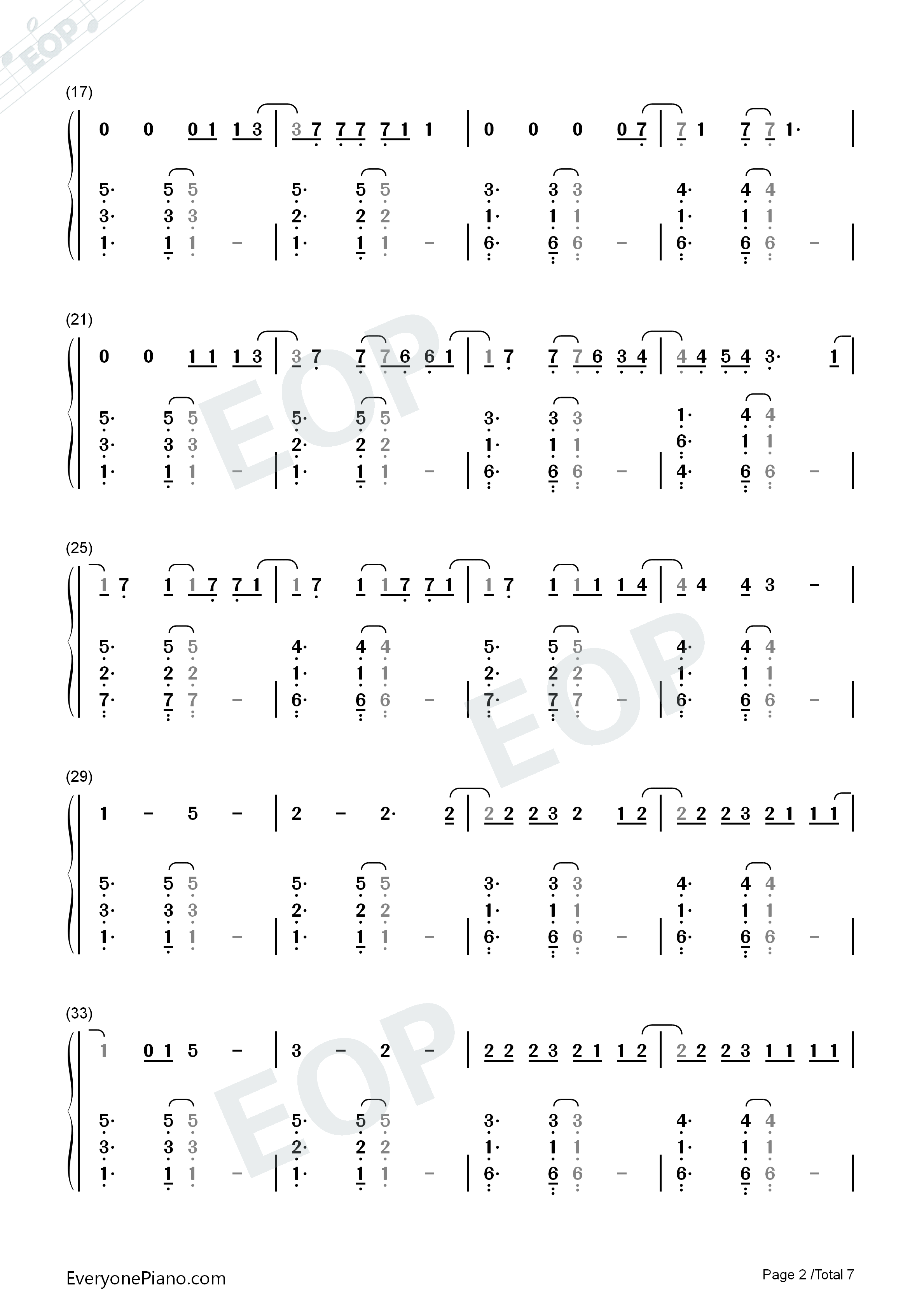 Clean钢琴简谱-Taylor Swift演唱2