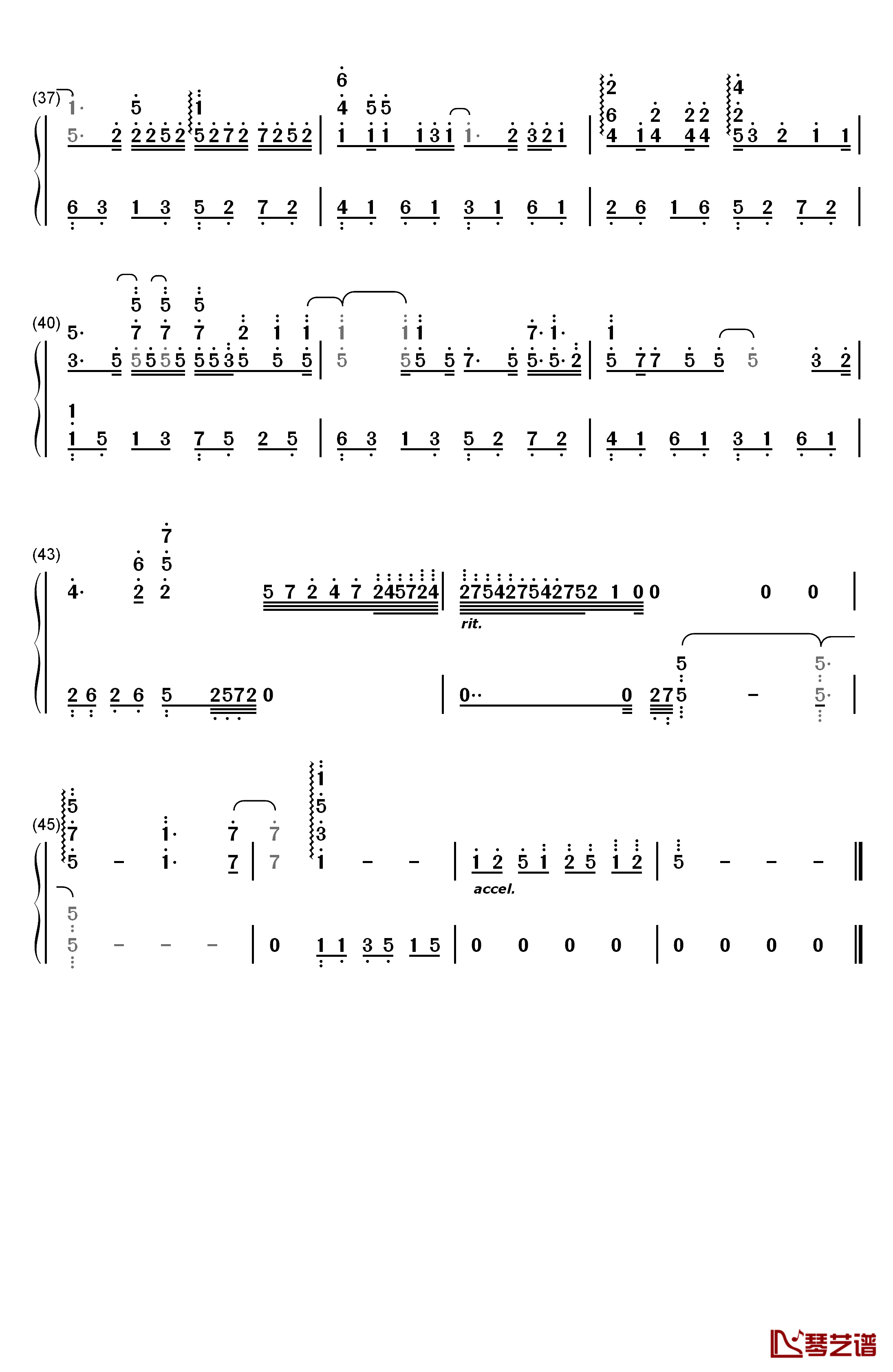 無くした日々にさよなら钢琴简谱-数字双手-スネオヘアー3