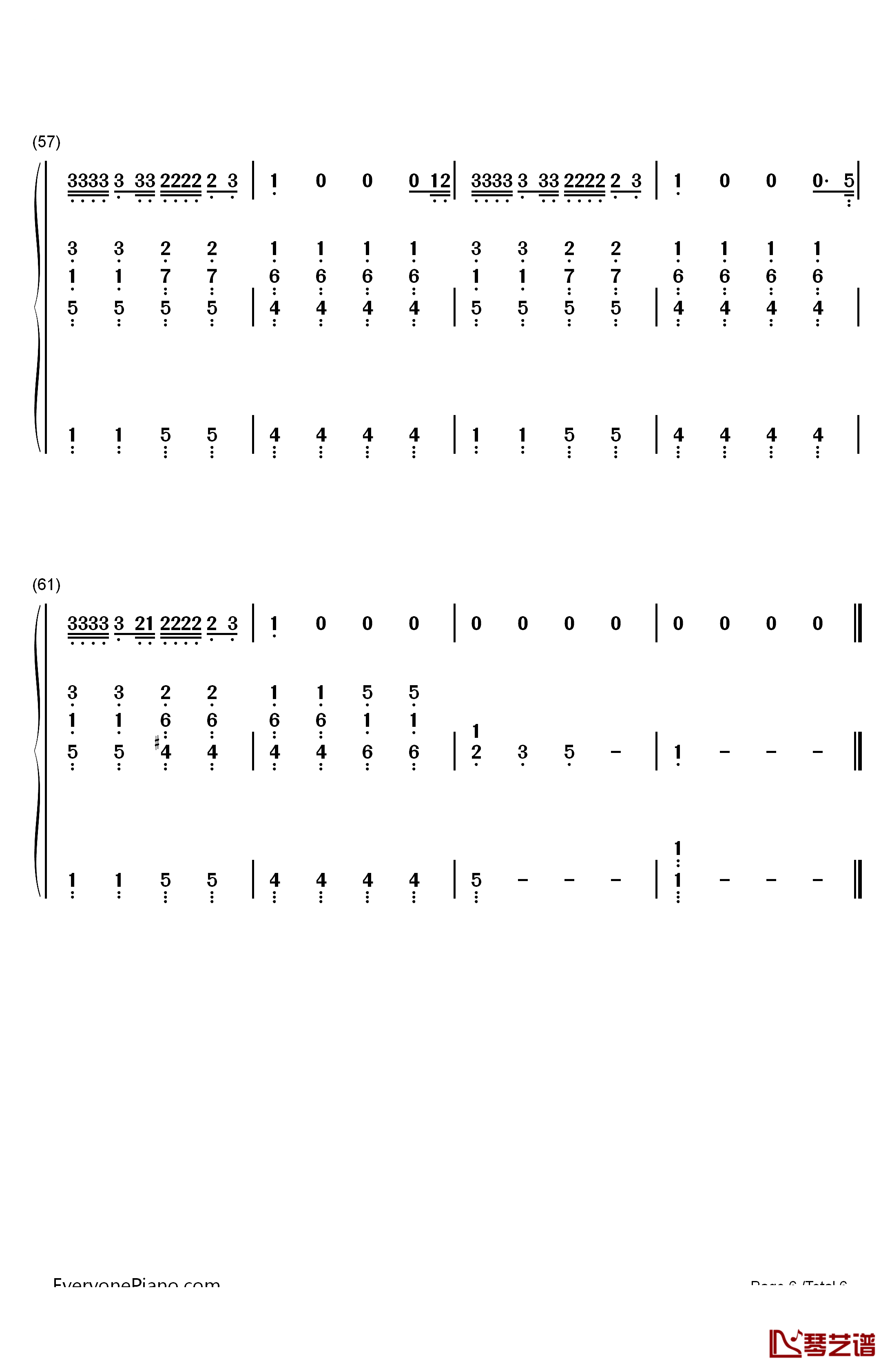 So Far钢琴简谱-数字双手-Chris Garneau6