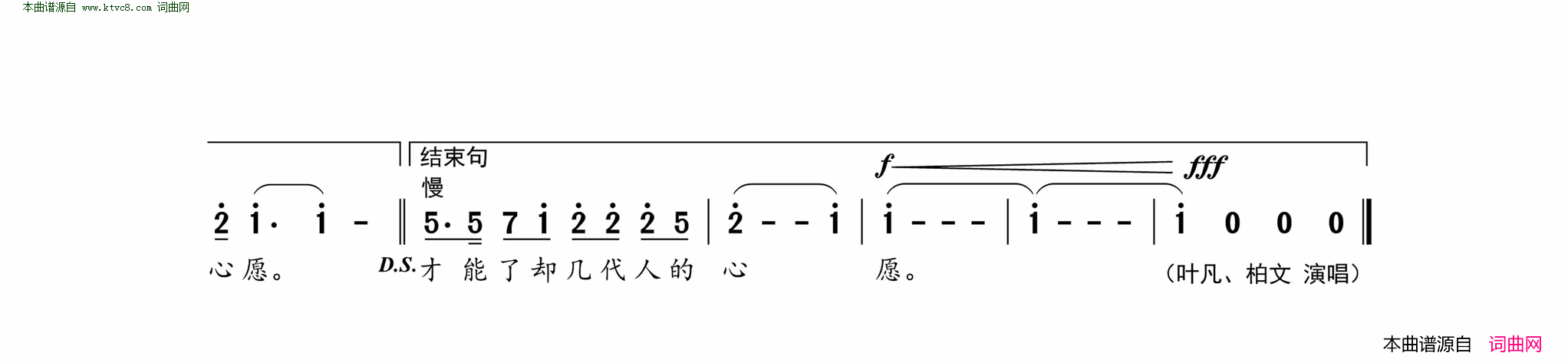 戈壁马兰男声独唱简谱-叶凡演唱-曹勇/曹进词曲1