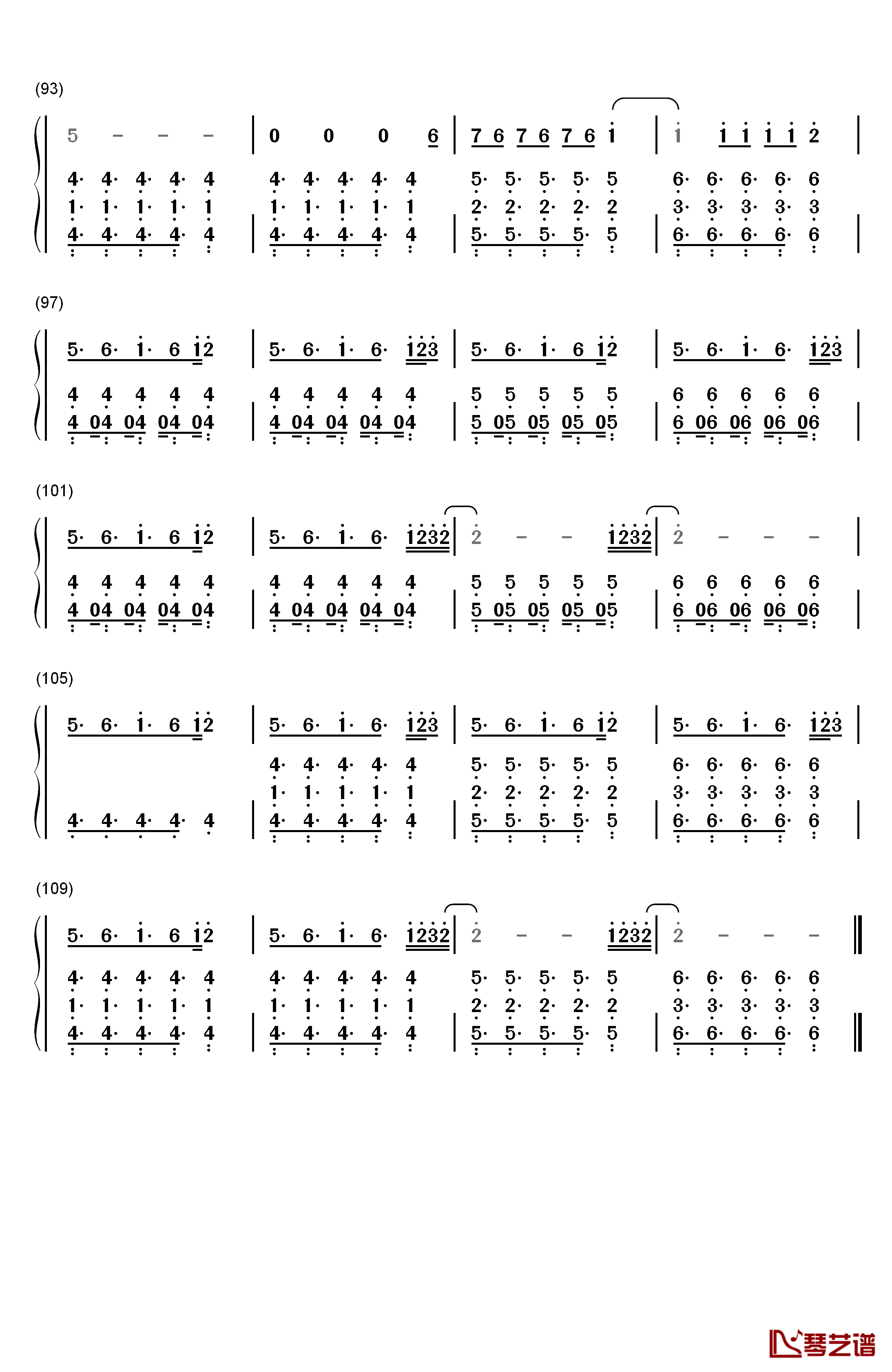 This Is What You Came For钢琴简谱-数字双手-Calvin Harris5