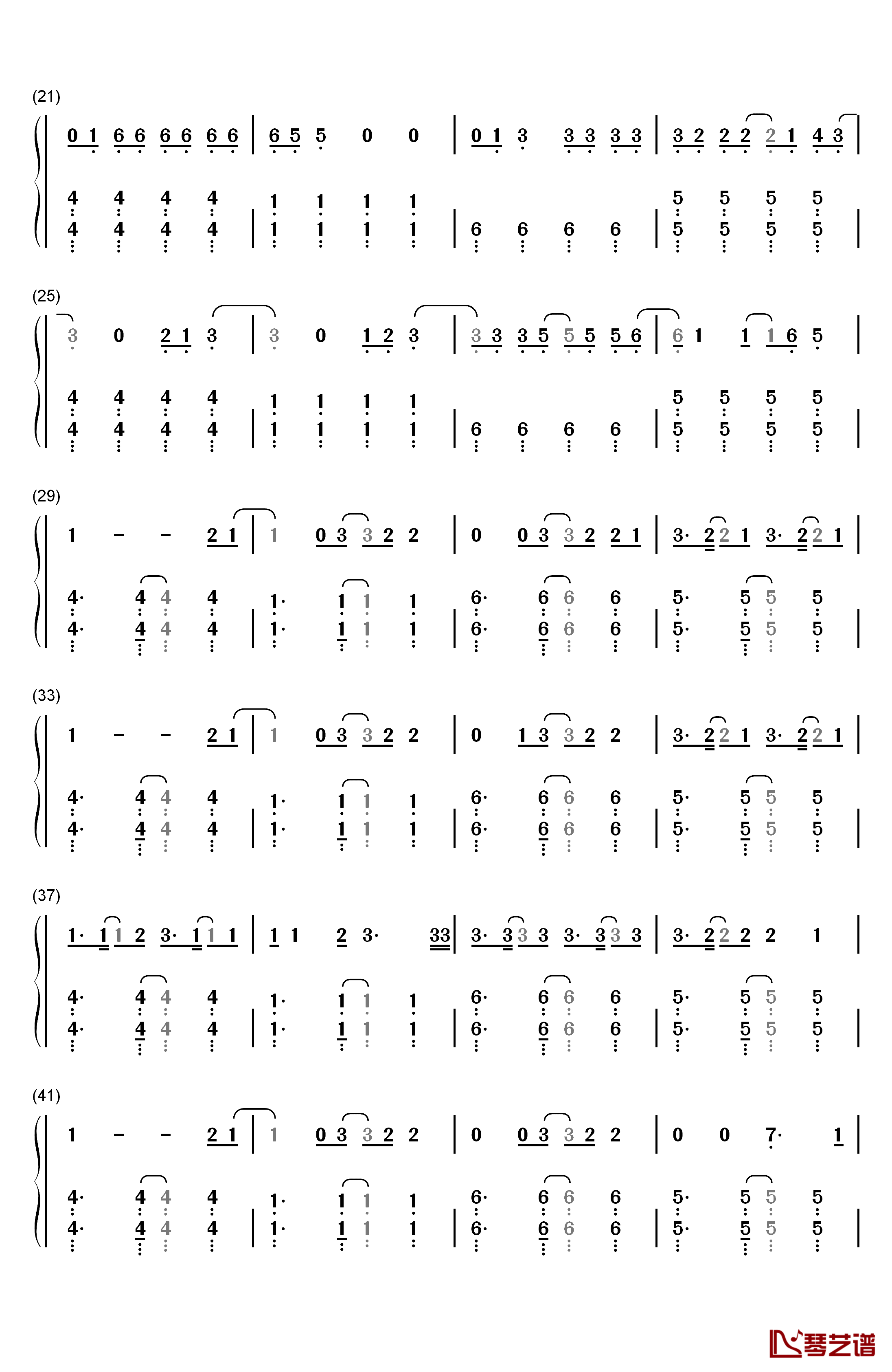 Love Wins钢琴简谱-数字双手-Carrie Underwood2