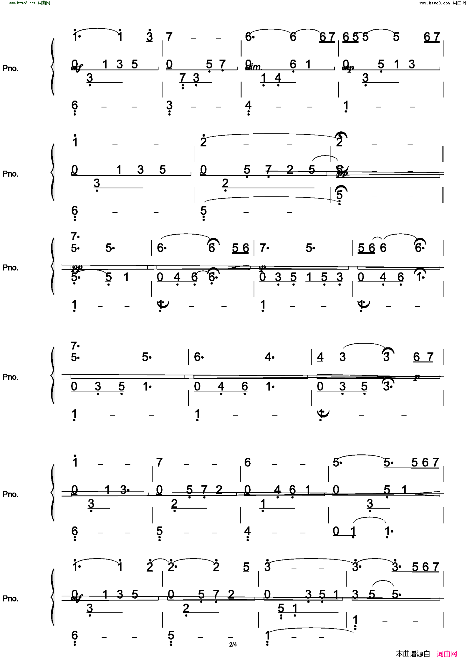Fairytale简谱-Ludovico Einaudi演唱-作曲：Ludovico Einaudi词曲1