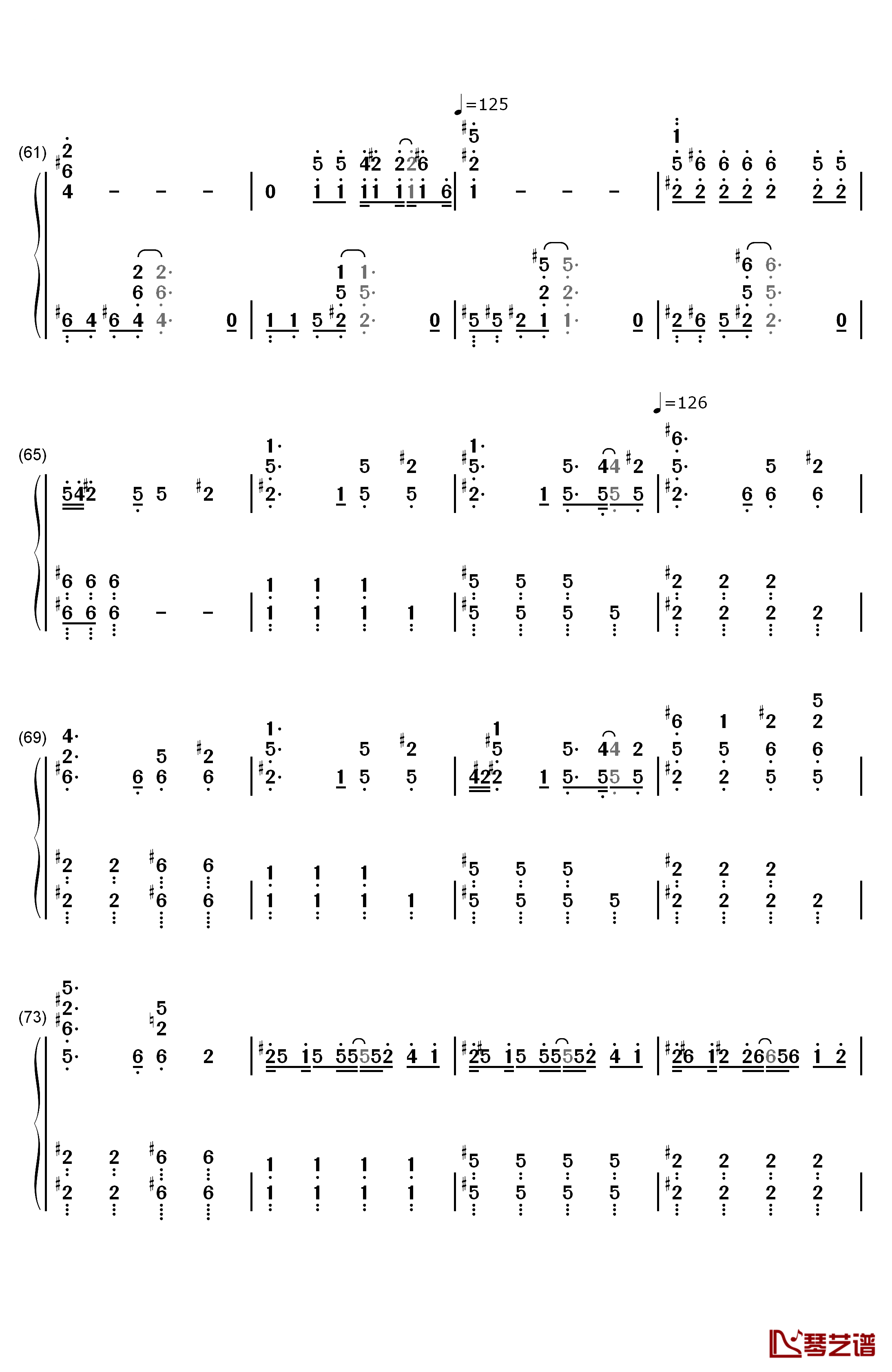 I Need Your Love钢琴简谱-数字双手-Calvin Harris ft. Ellie Goulding5