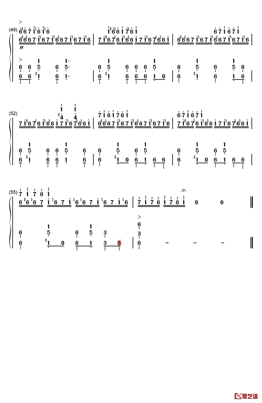 Enduring Movement钢琴简谱-数字双手-Ennio Morricone5