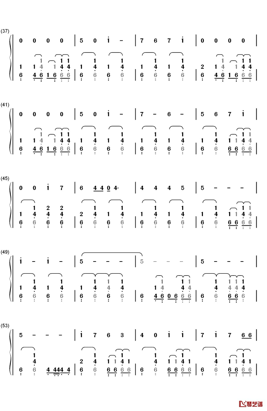 想见你（会いたかった）钢琴简谱-数字双手-AKB483