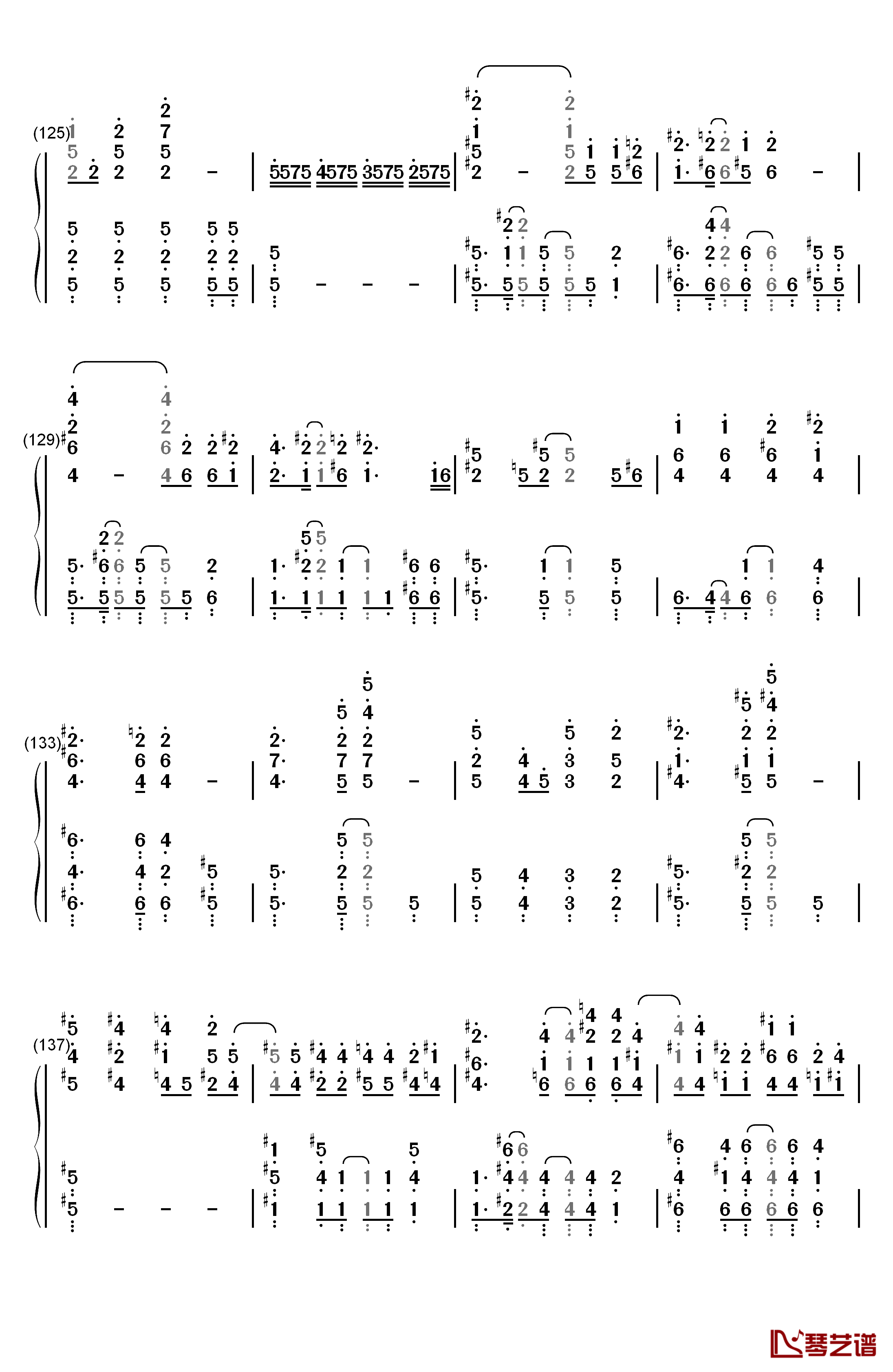 M@STERPIECE钢琴简谱-数字双手-765PRO ALLSTARS9