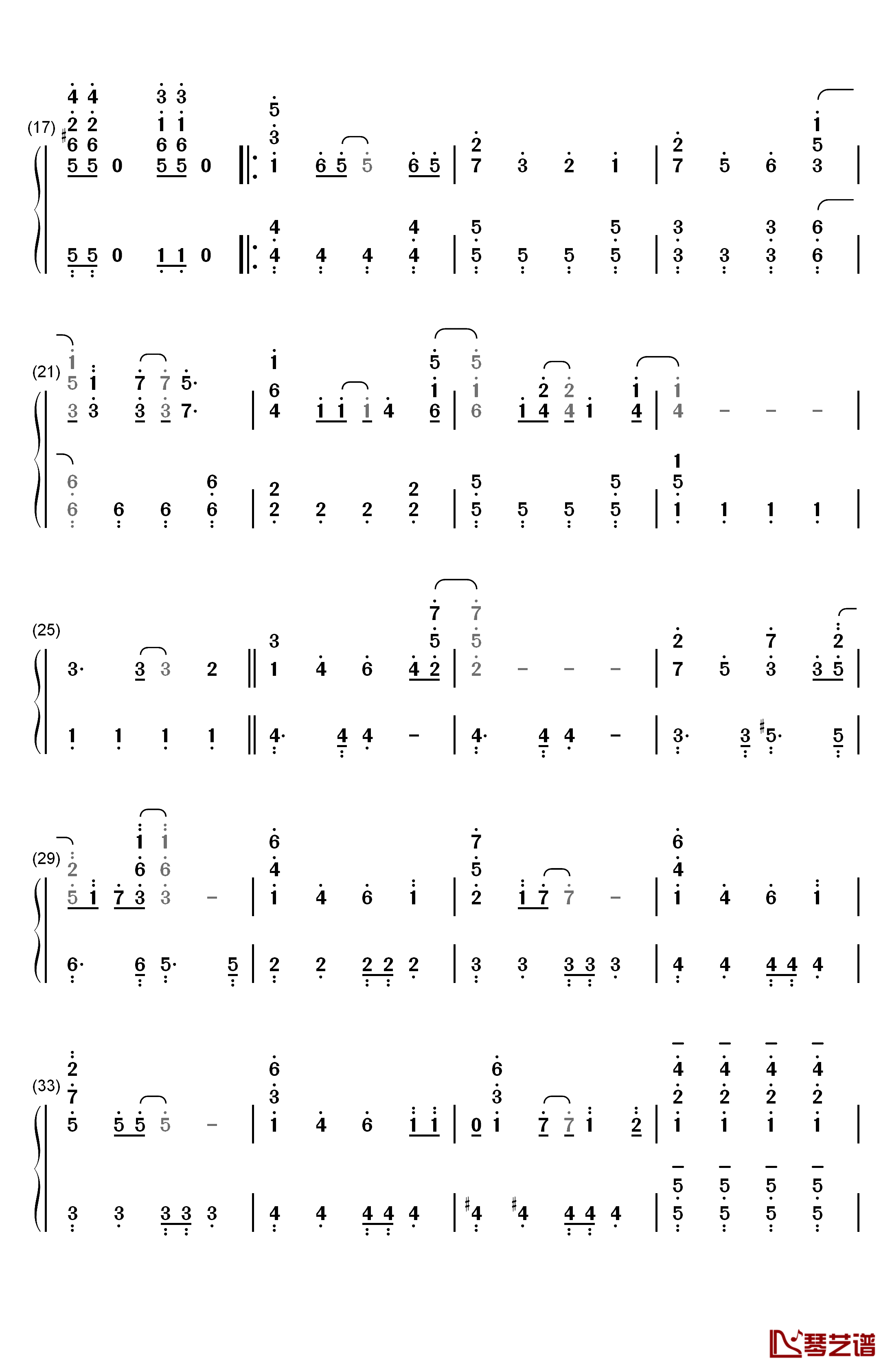 Snow Halation钢琴简谱-数字双手-μ's2