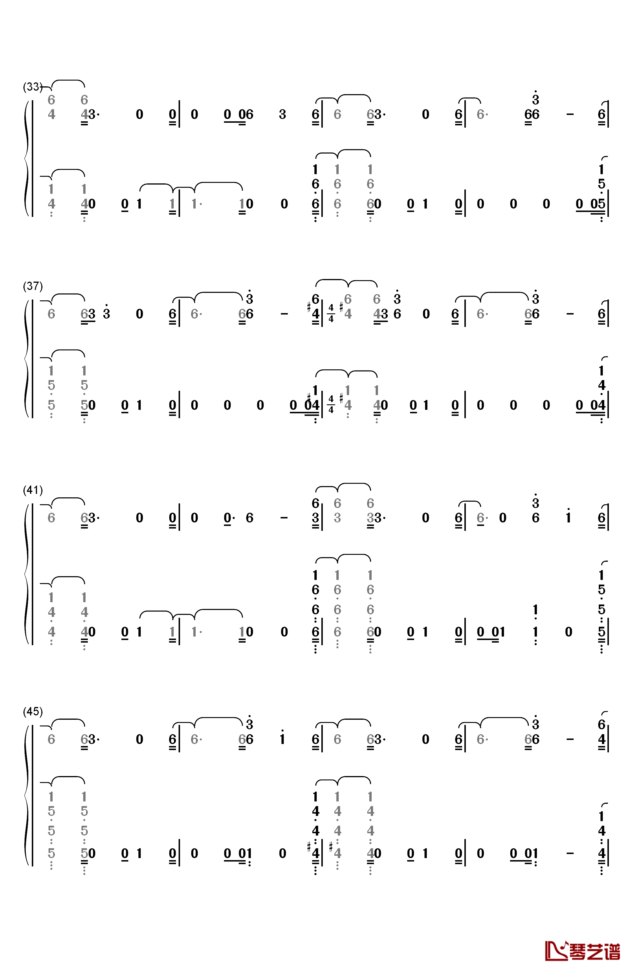 Sober钢琴简谱-数字双手-G-Eazy Charlie Puth3