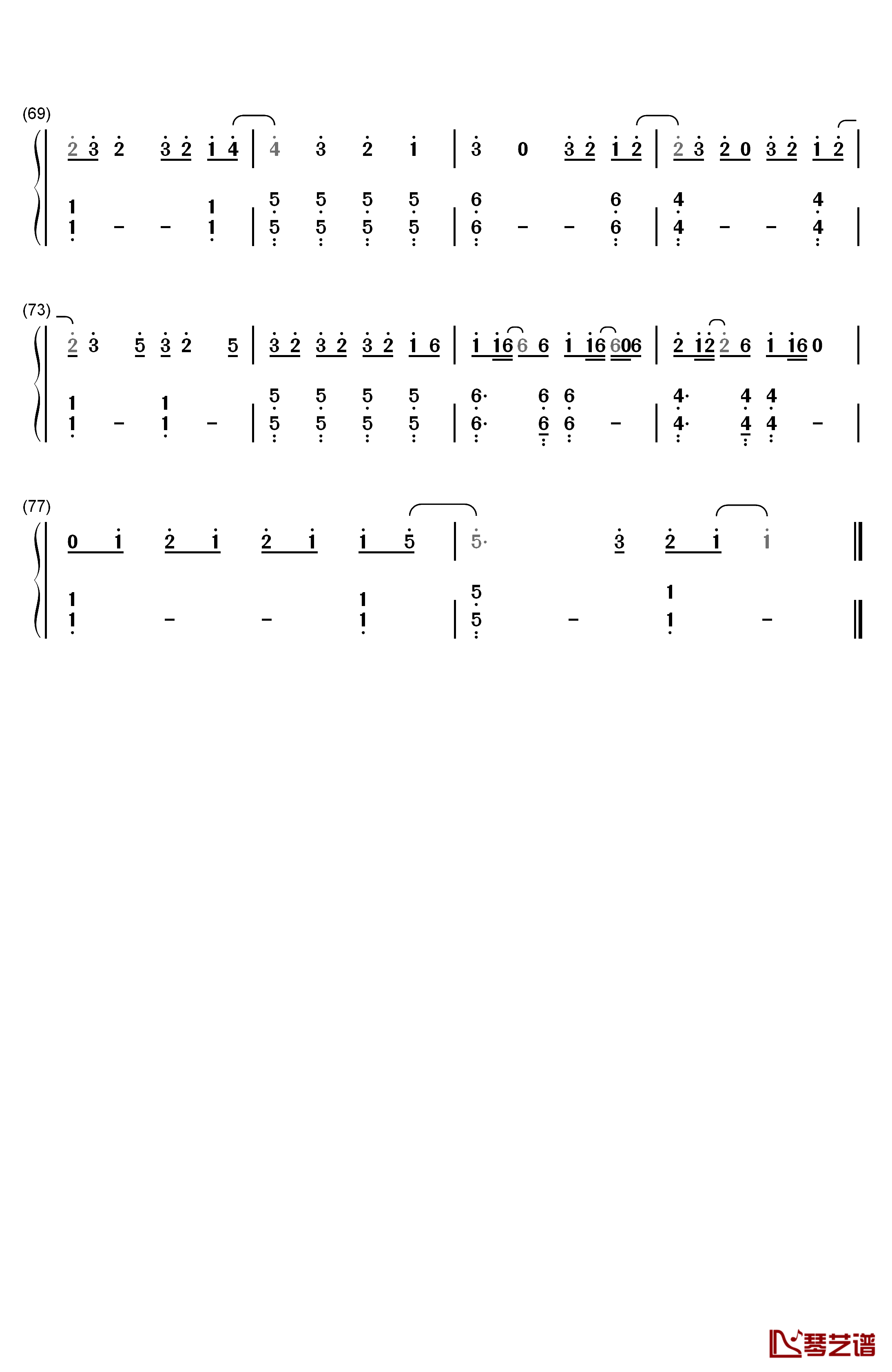My Superstar钢琴简谱-数字双手-Jessie J4
