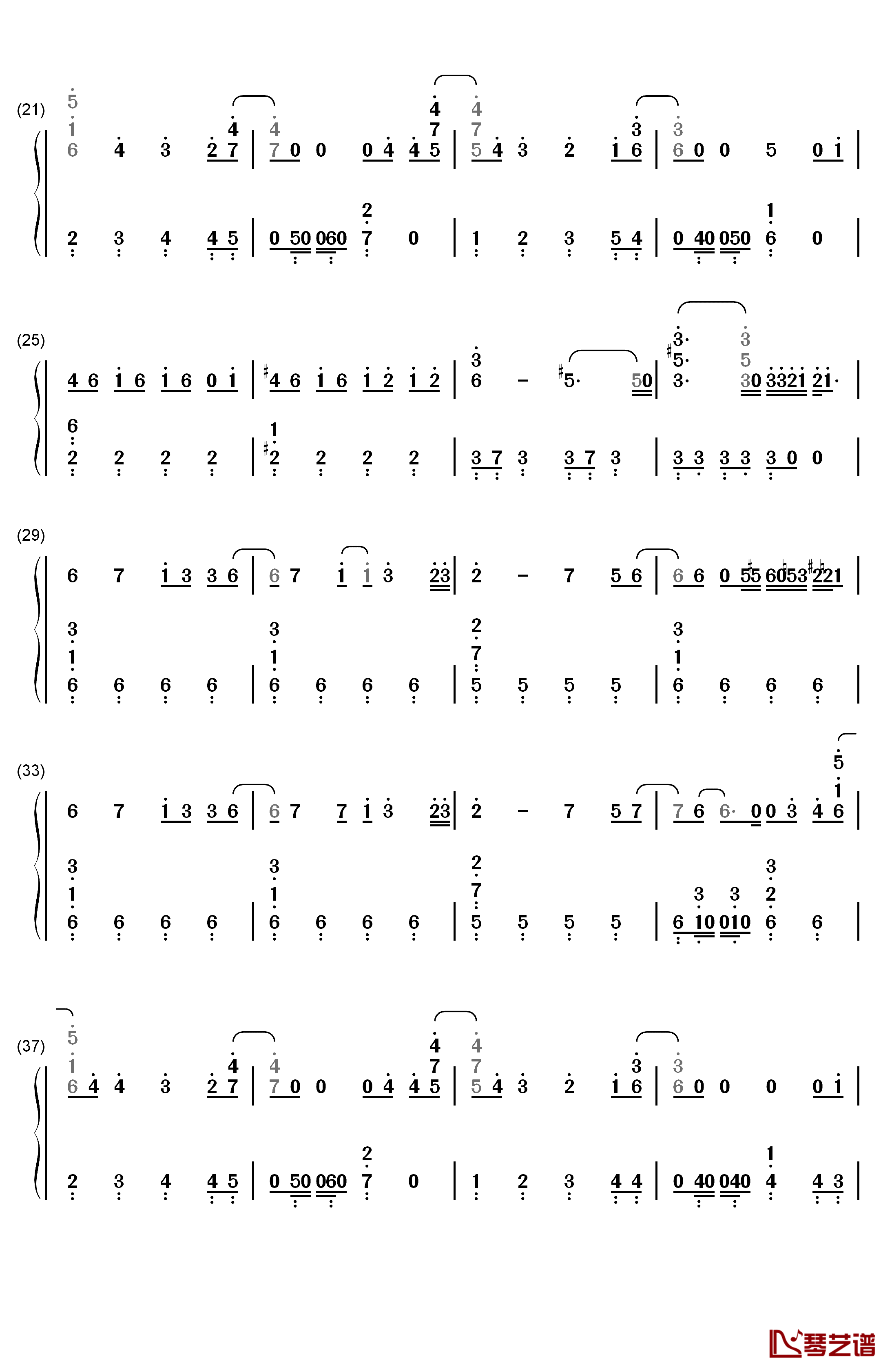 ハロウィンナイト（万圣节之夜）钢琴简谱-数字双手-AKB482