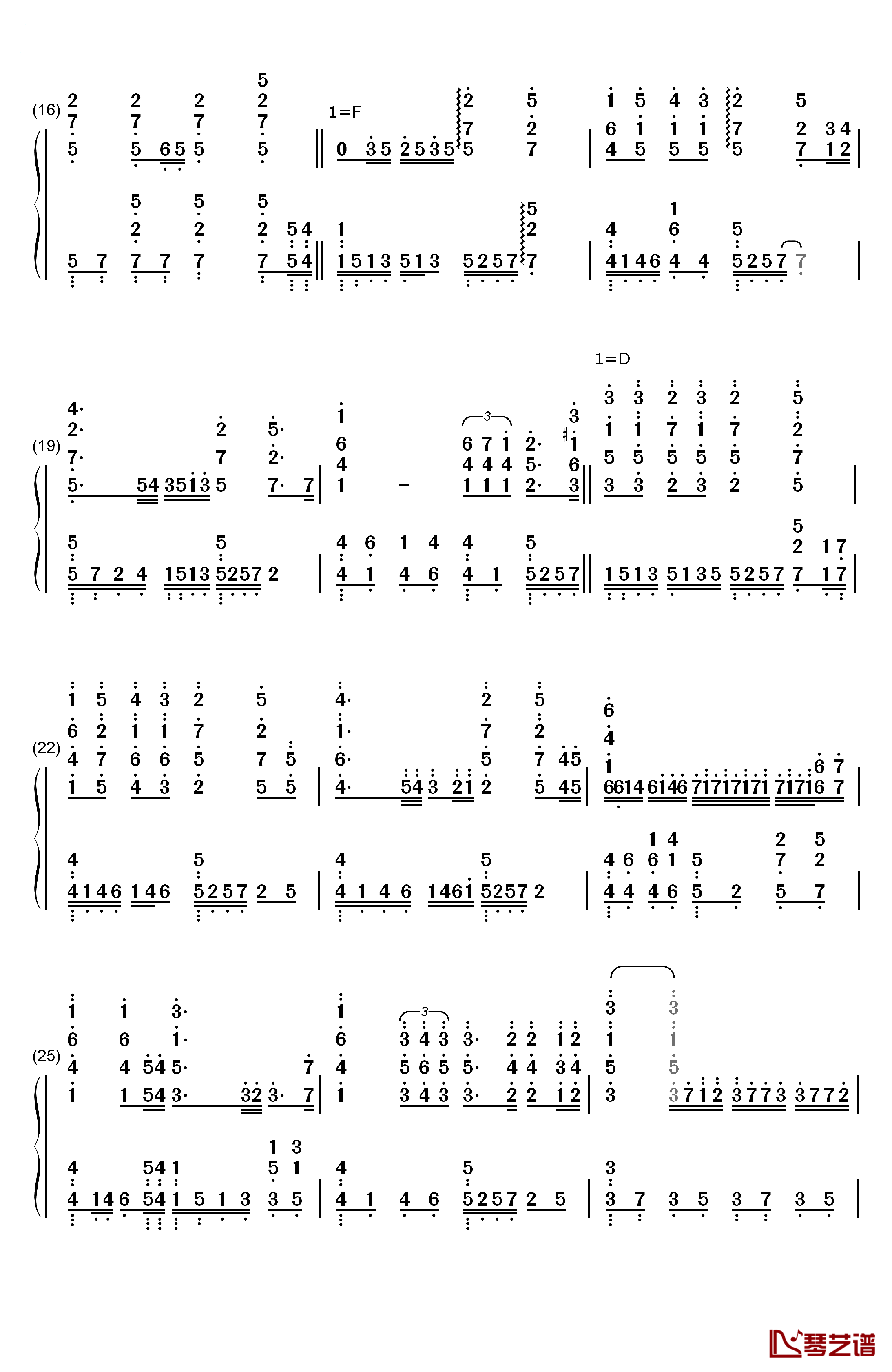Where Are You Christmas钢琴简谱-数字双手-Faith Hill2