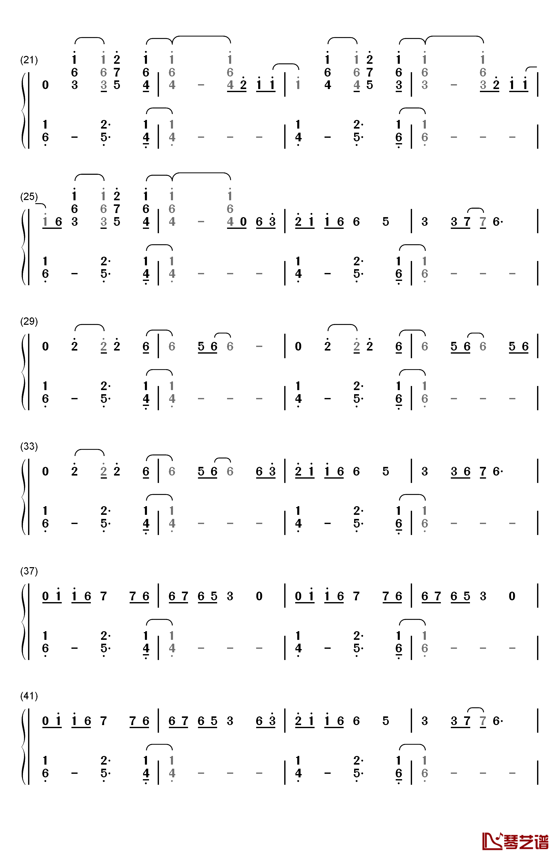 Find You钢琴简谱-数字双手-Nick Jonas2