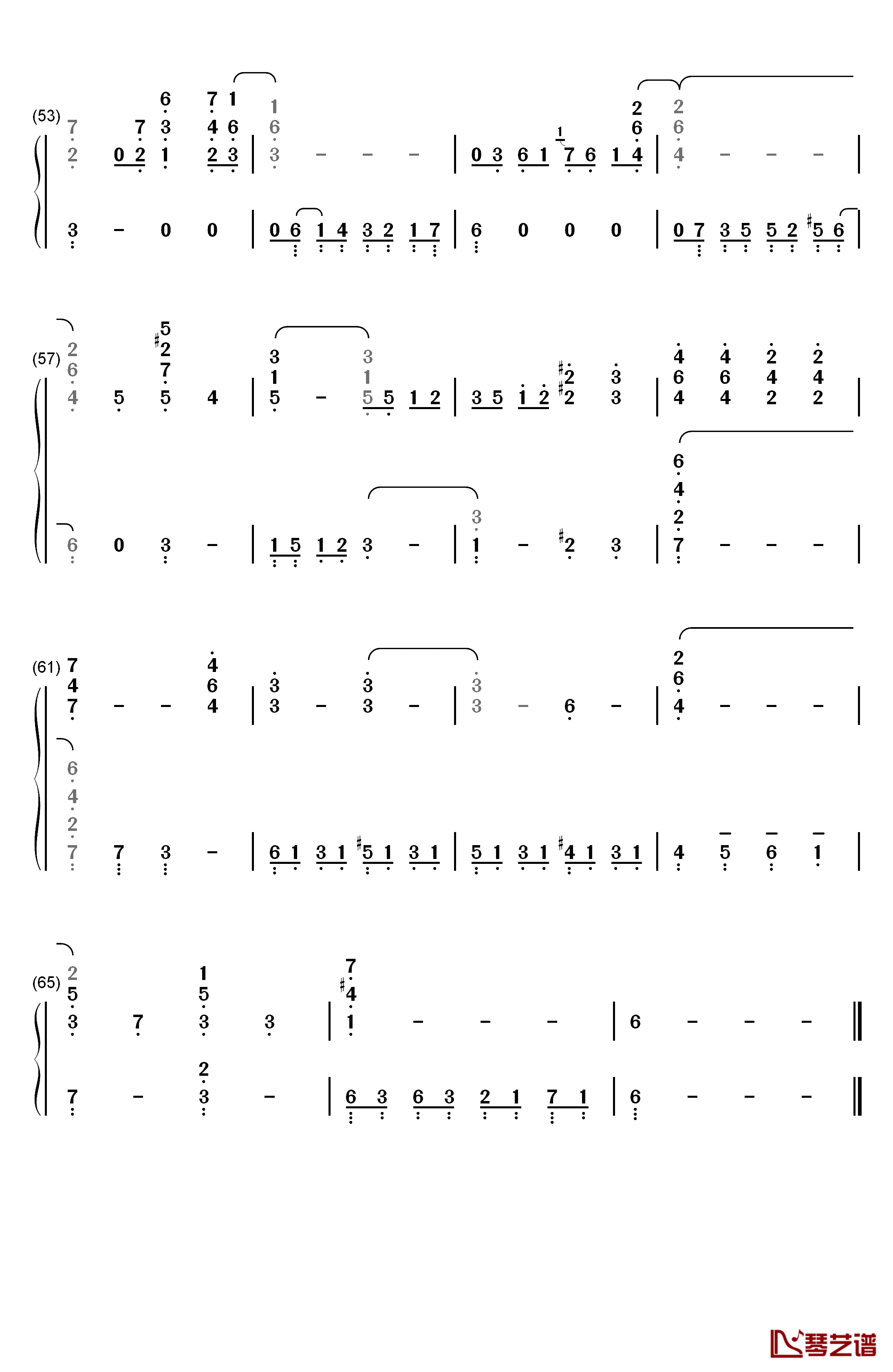 Autumn Leaves钢琴简谱-数字双手-Joseph Kosma4