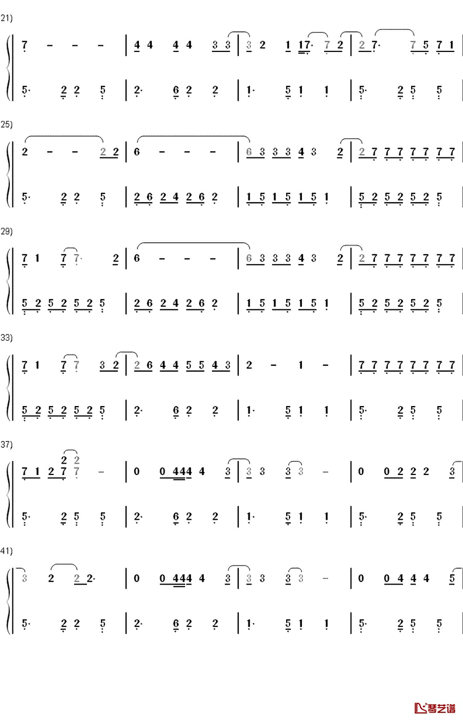 Wicked Game钢琴简谱-数字双手-Chris Isaak2