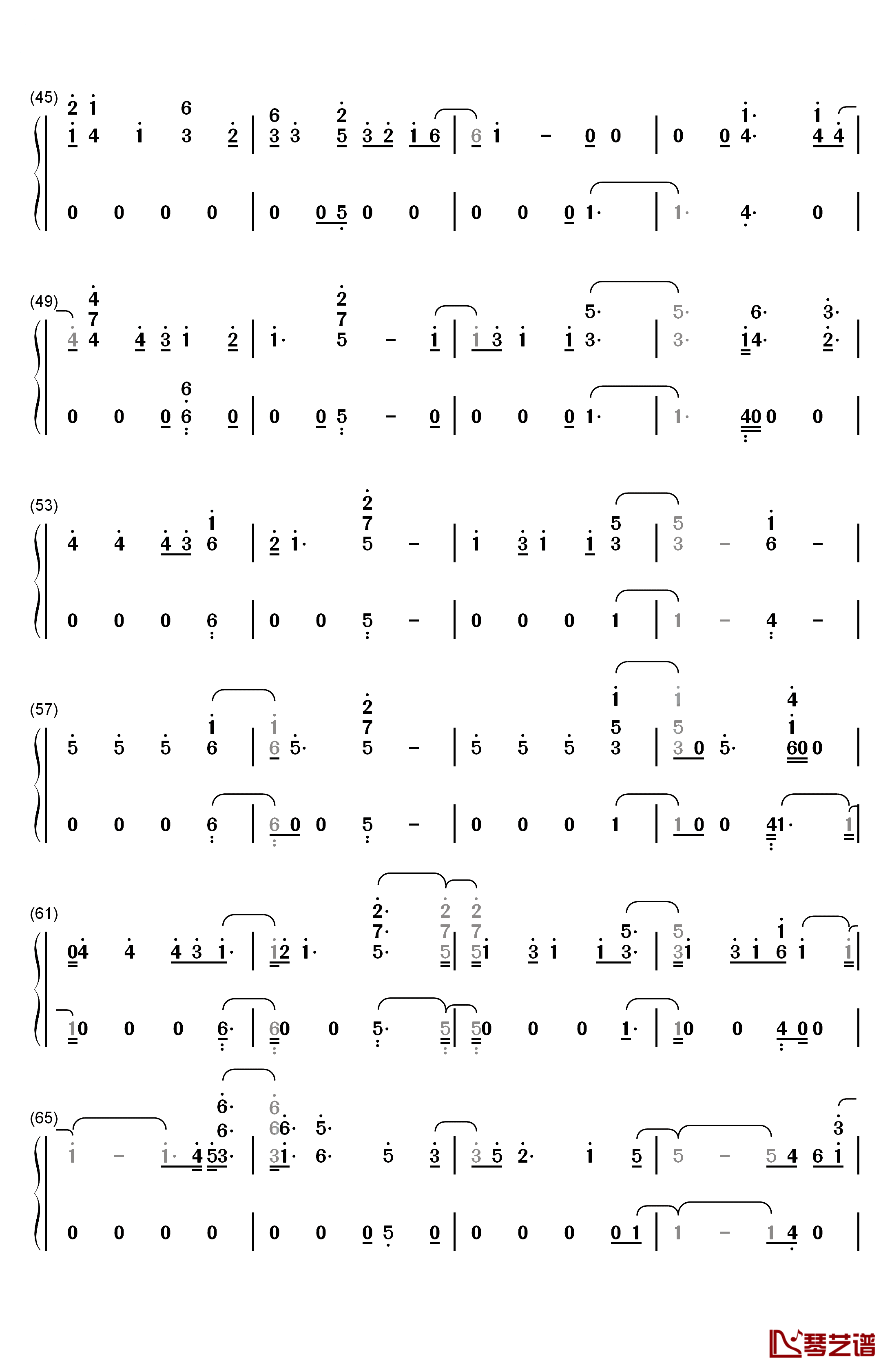 Don't Say You Love Me钢琴简谱-数字双手-Fifth Harmony3
