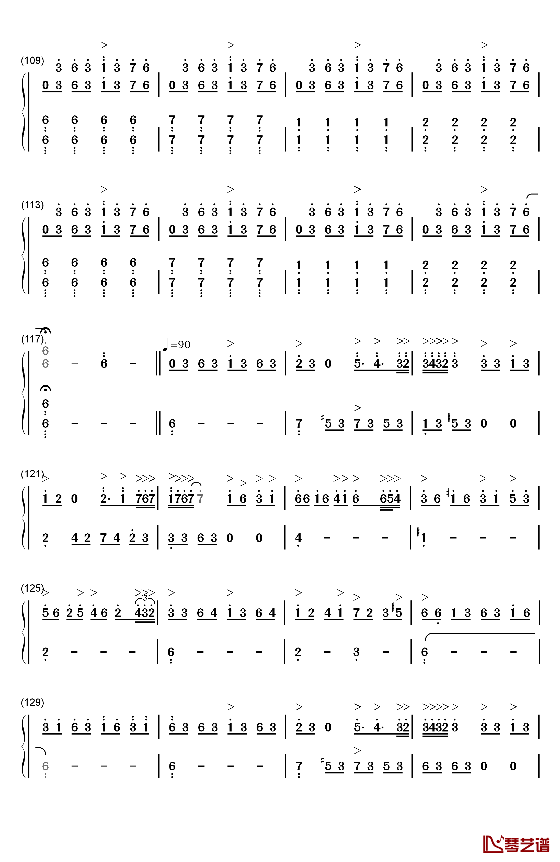 Clubbed to Death钢琴简谱-数字双手-Rob Dougan6