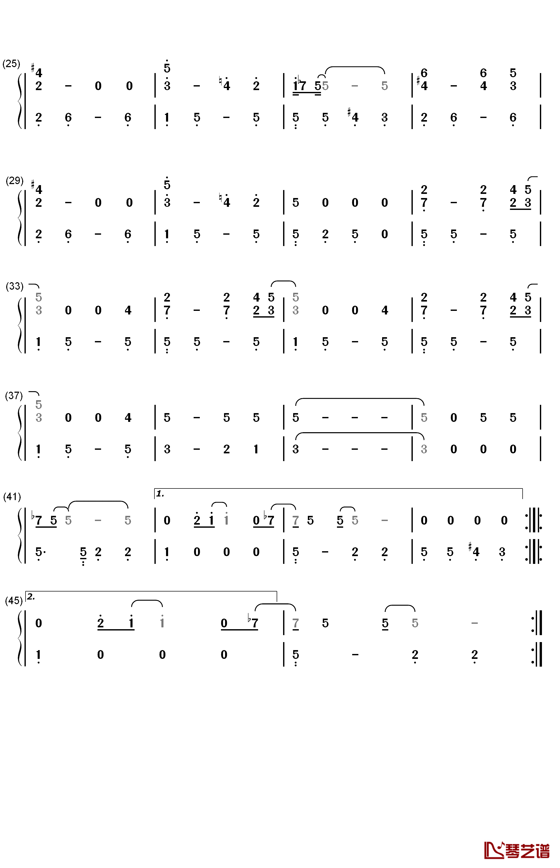 Love Me Do钢琴简谱-数字双手-The Beatles2