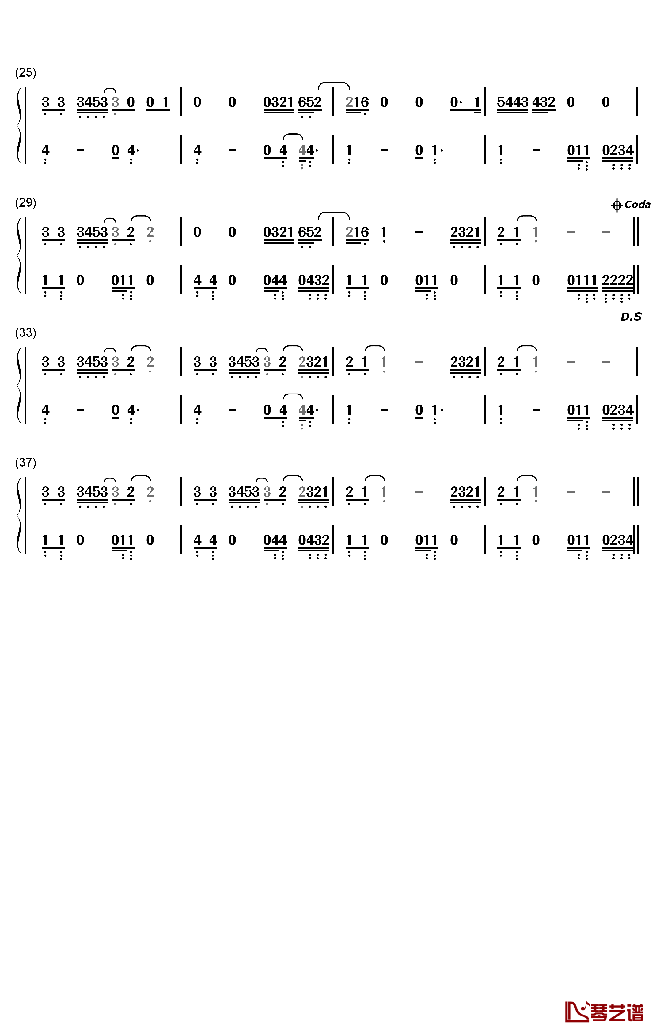 Motivation钢琴简谱-数字双手-Normani2