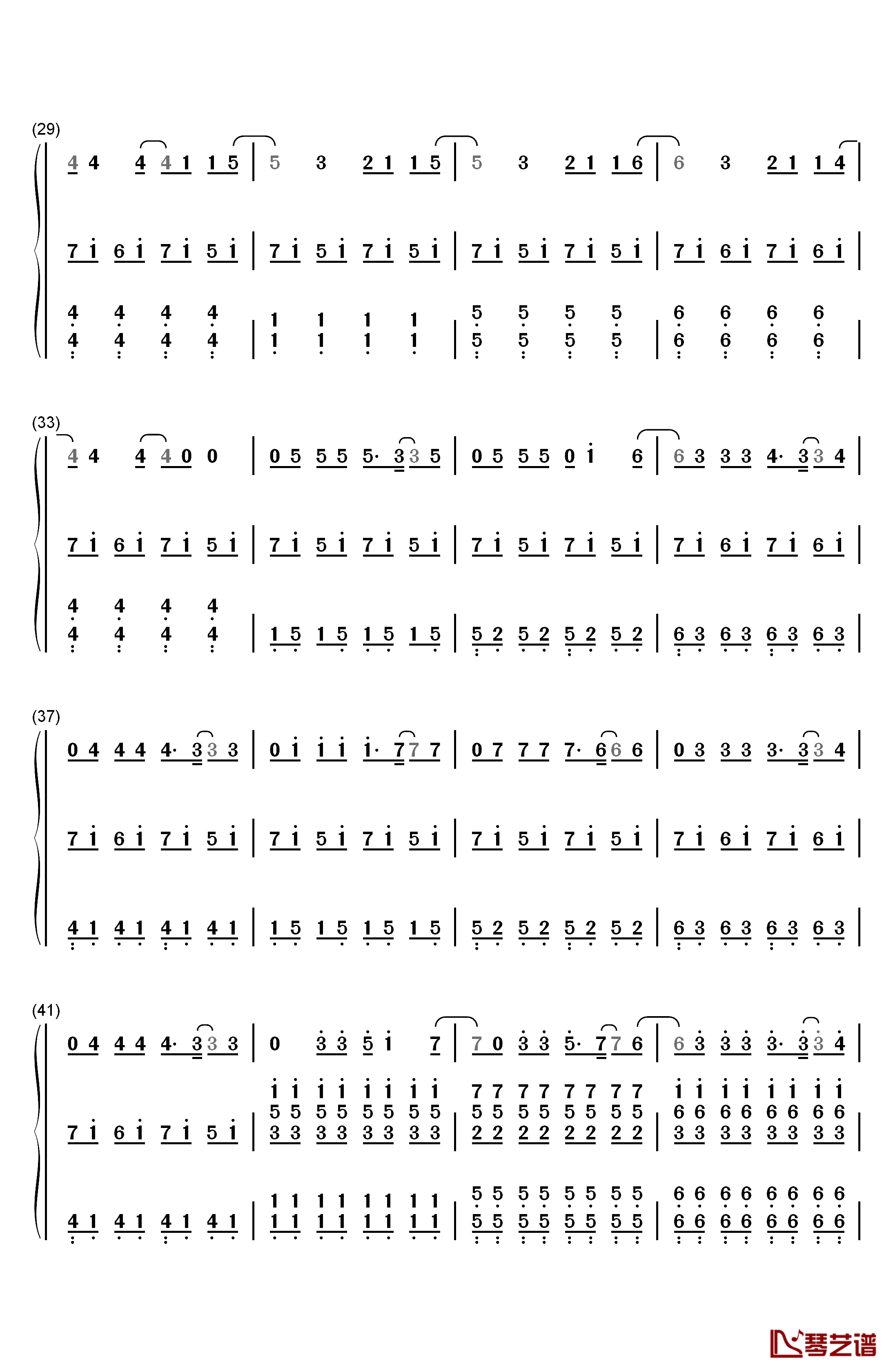 Demons 弹唱版钢琴简谱-数字双手-Imagine Dragons3