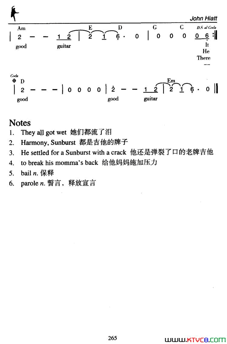 PerfectlyGoodGuitar完美无比的吉他Perfectly Good Guitar完美无比的吉他简谱1