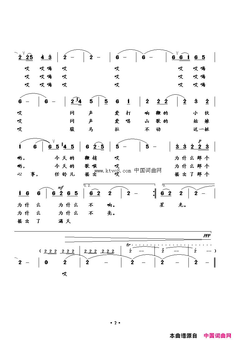马车在晚霞里游荡晨枫词武进勇曲马车在晚霞里游荡晨枫词 武进勇曲简谱1