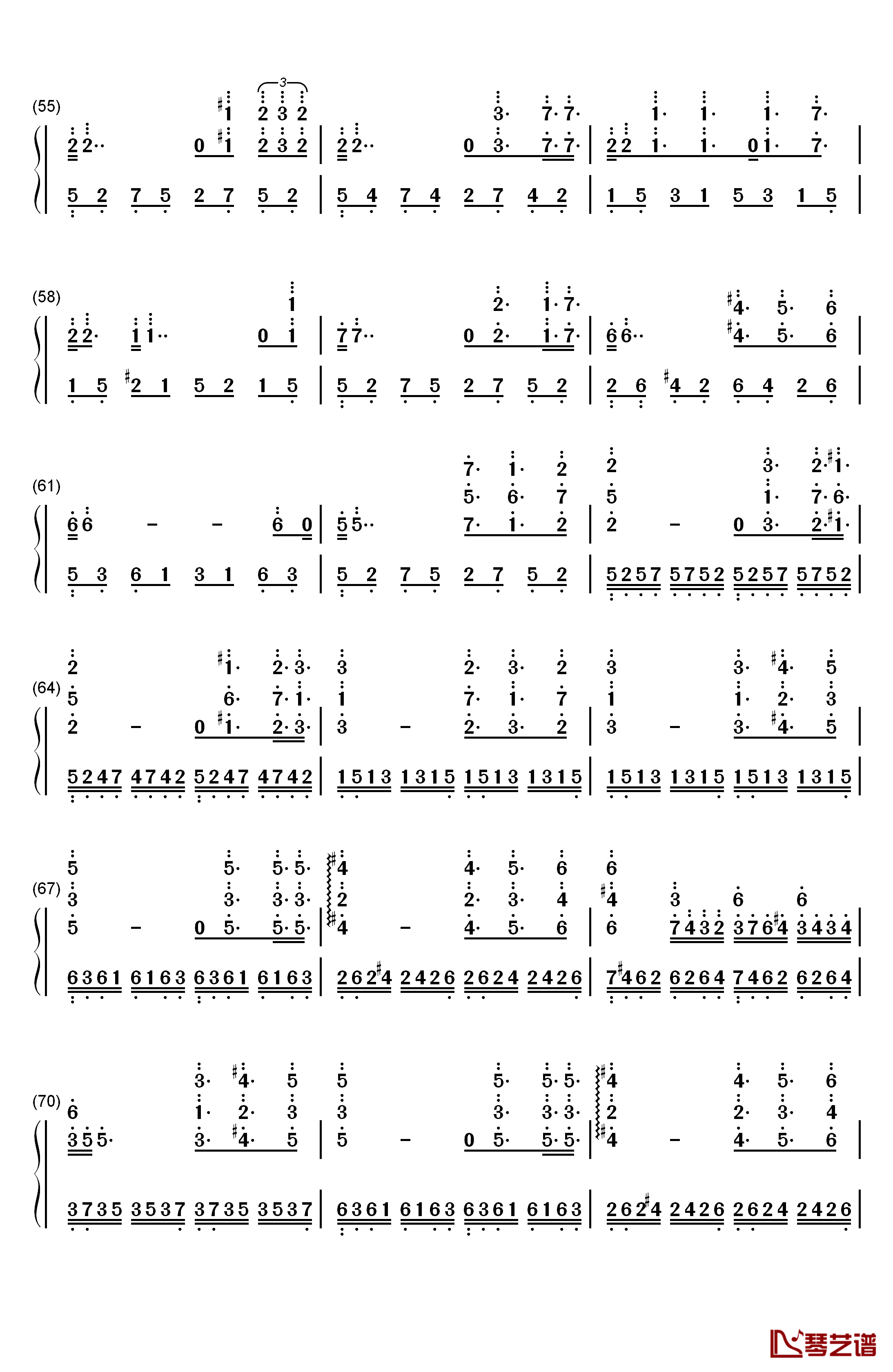 My Way钢琴简谱-数字双手-理查德 克莱德曼4