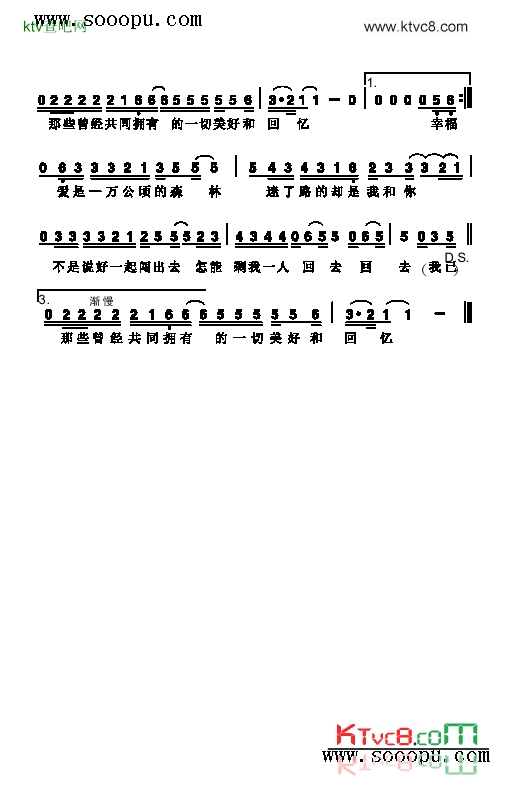 练习歌曲类简谱简谱-刘德华演唱1