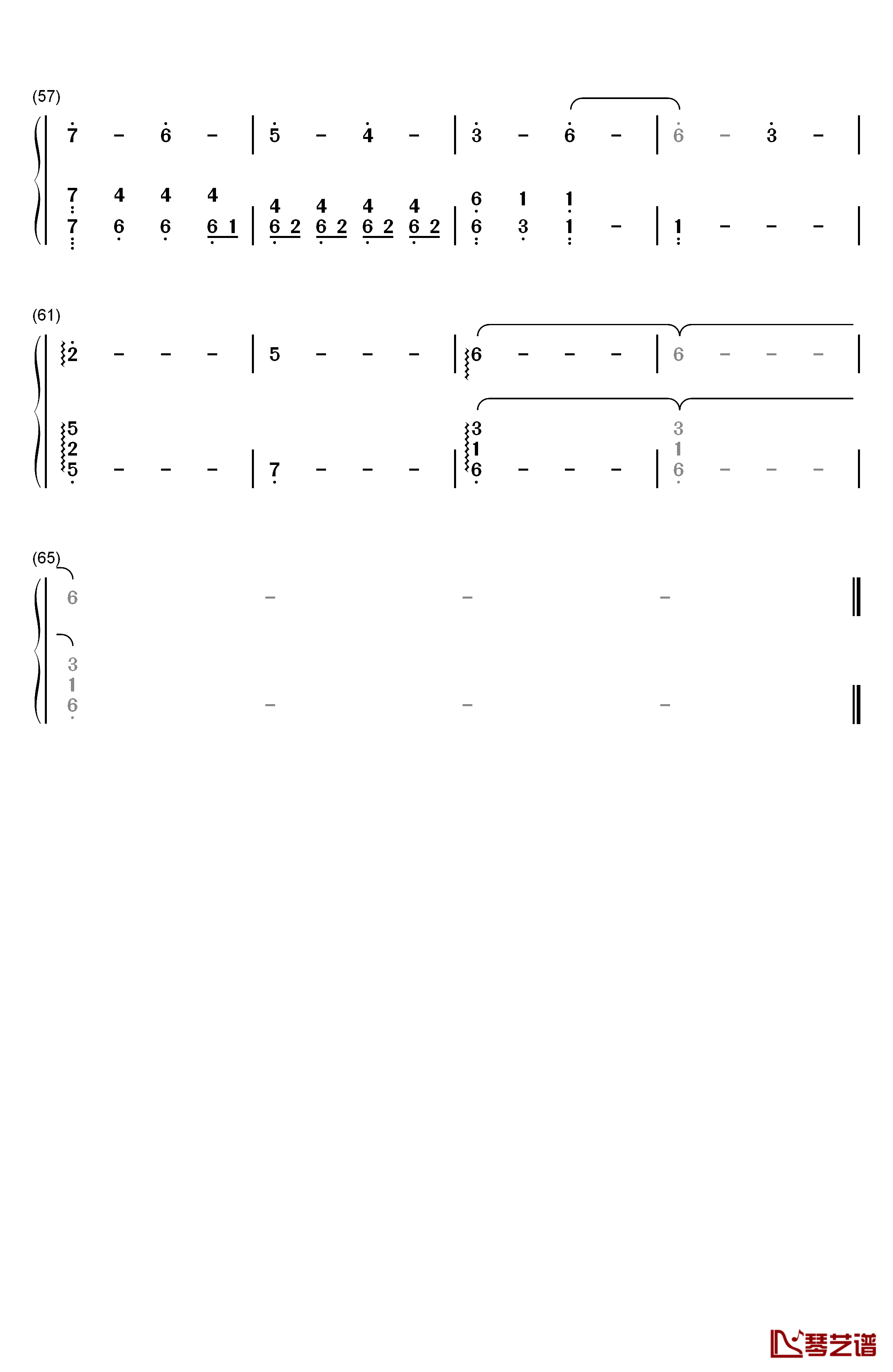 Aloy's Theme钢琴简谱-数字双手-Joris de Man4
