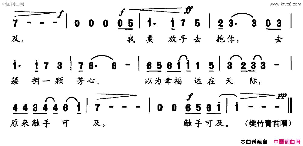 原来电视剧《钢的琴》片尾主题曲简谱-樊竹青演唱-白金明/李戈词曲1