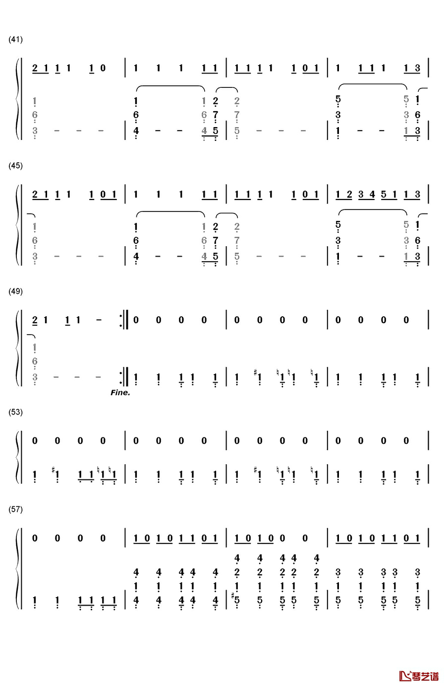Ooh La La钢琴简谱-数字双手-Britney Spears3