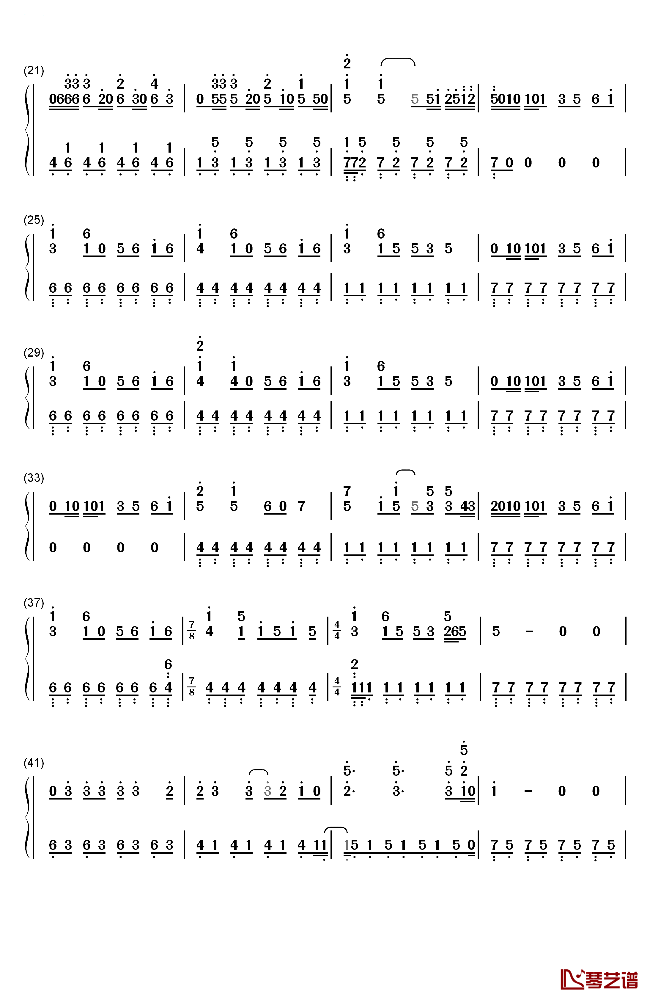 Stronger (What Doesn't Kill You)钢琴简谱-数字双手-Kelly Clarkson2