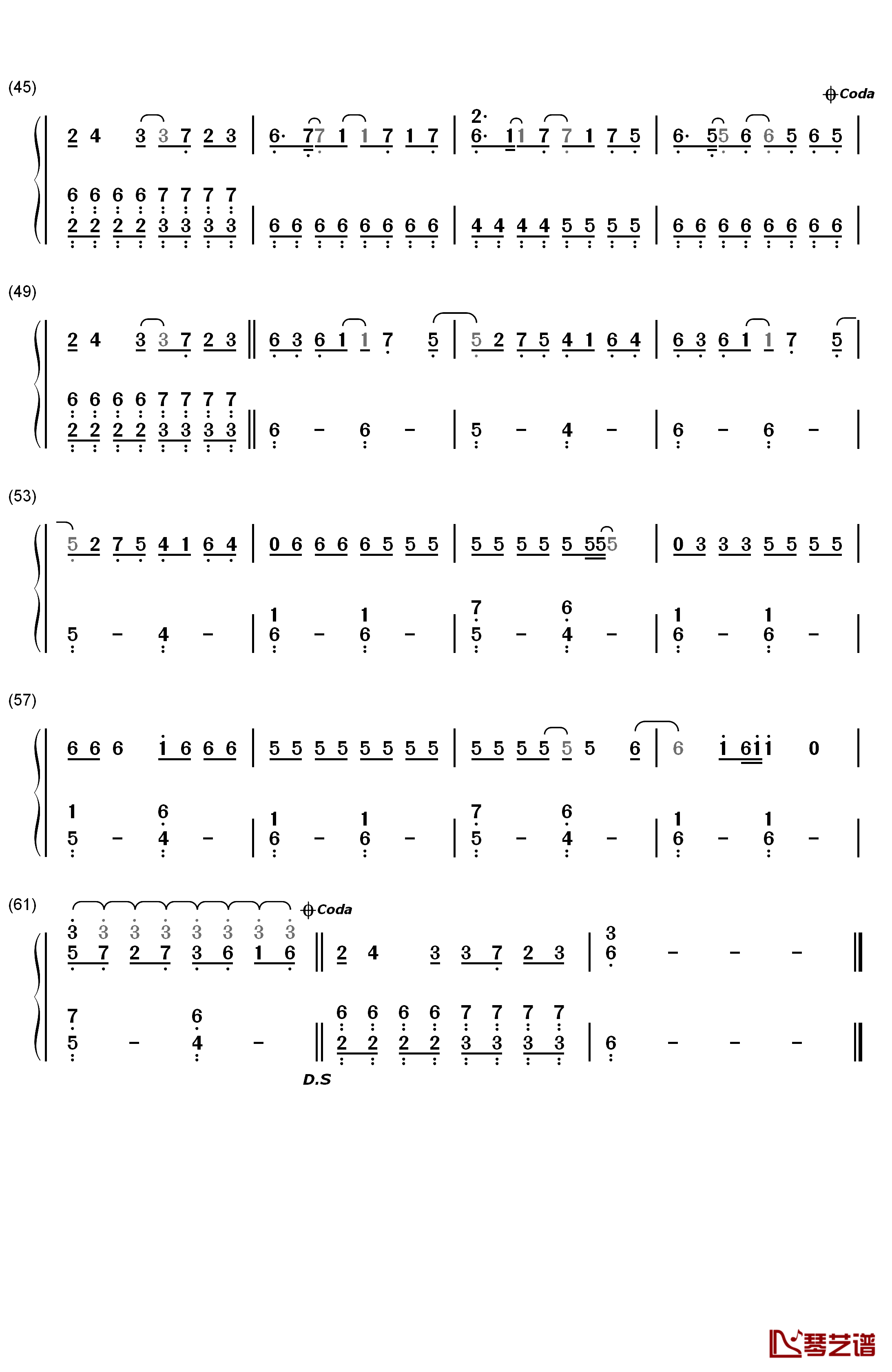 Kryptonite钢琴简谱-数字双手-3 Doors Down3