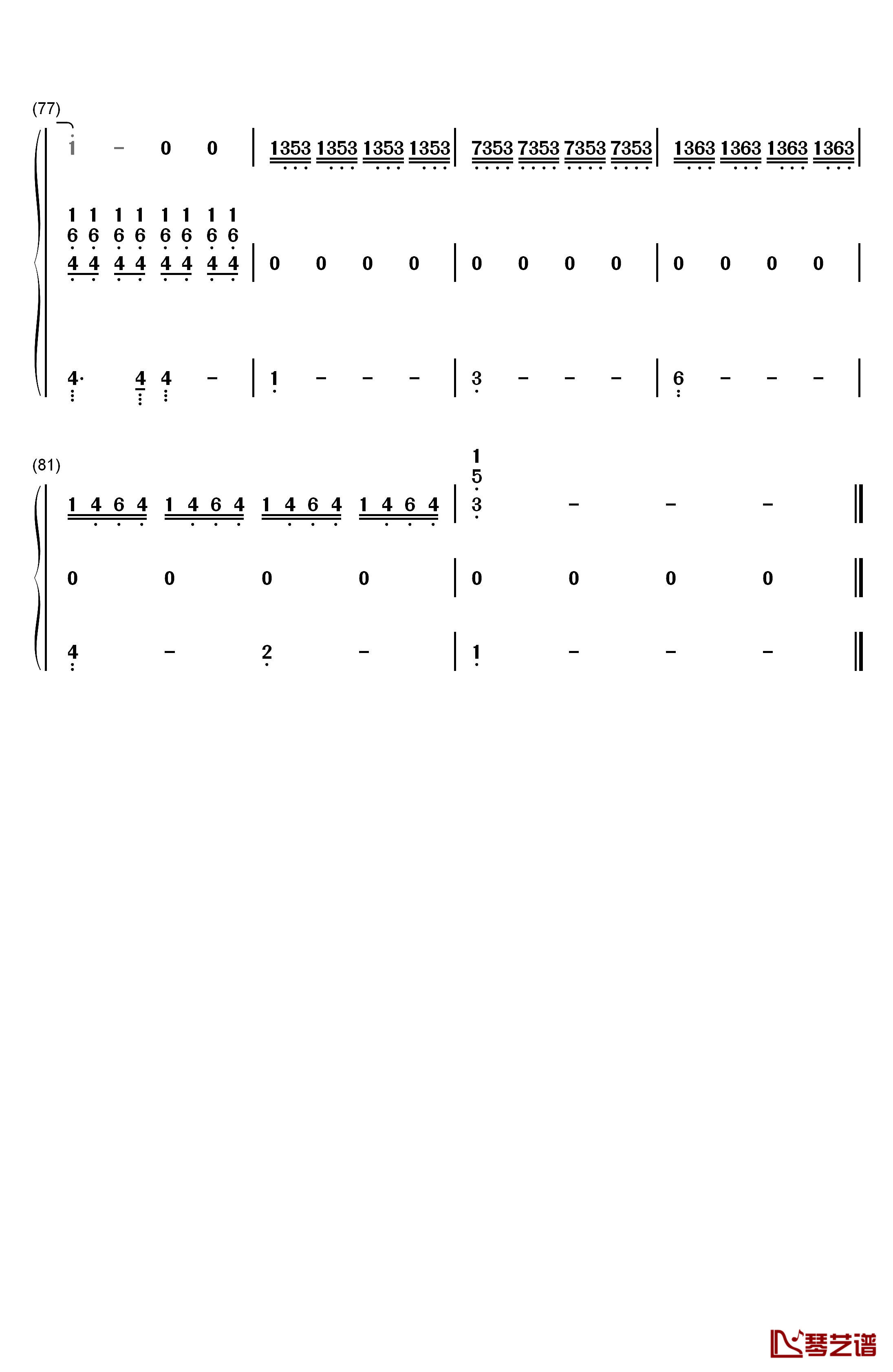 You Say钢琴简谱-数字双手-Lauren Daigle6