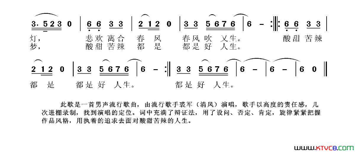 岁月是什么简谱1