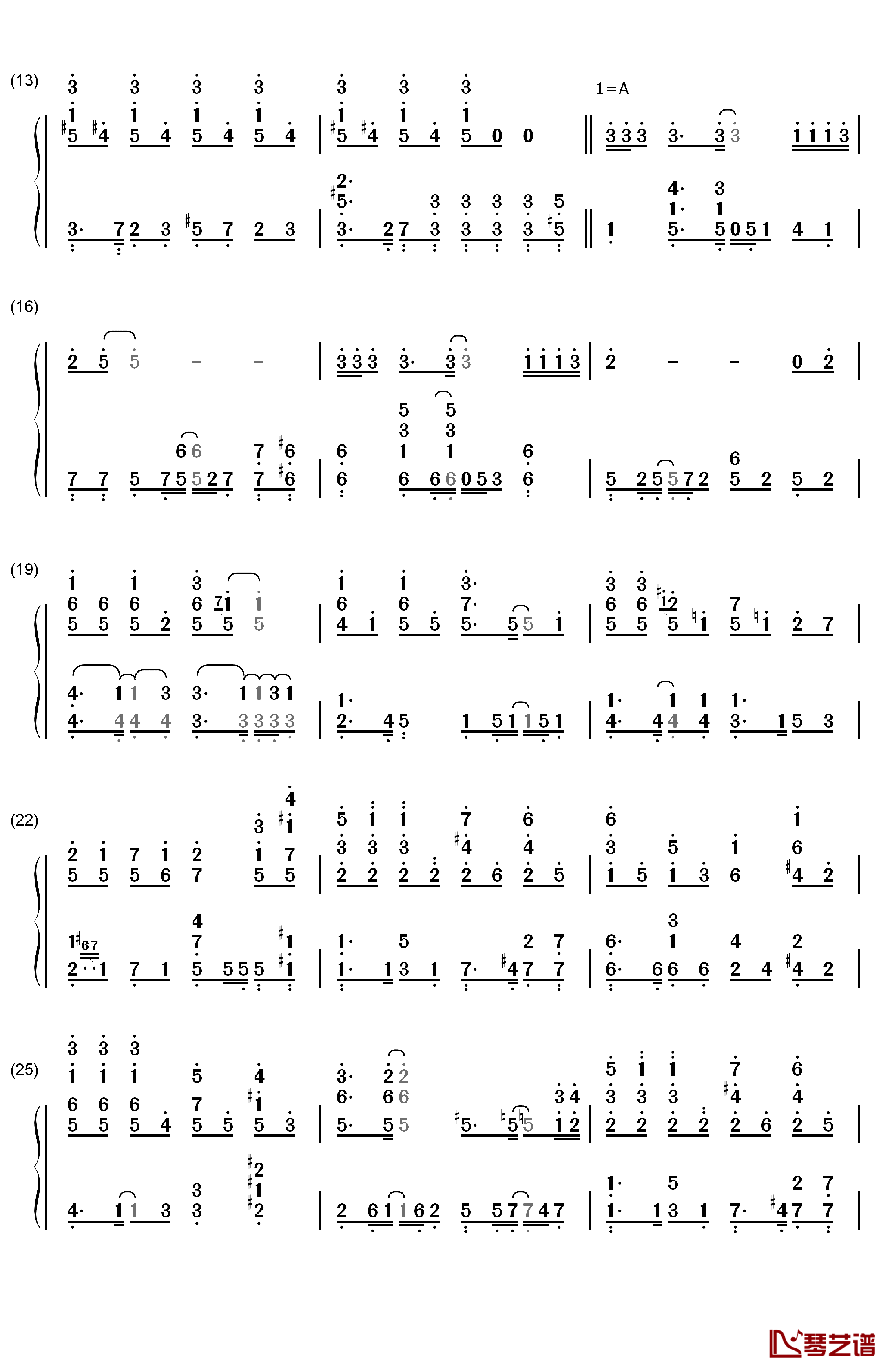 目标是神奇宝贝大师钢琴简谱-数字双手-松本梨香2