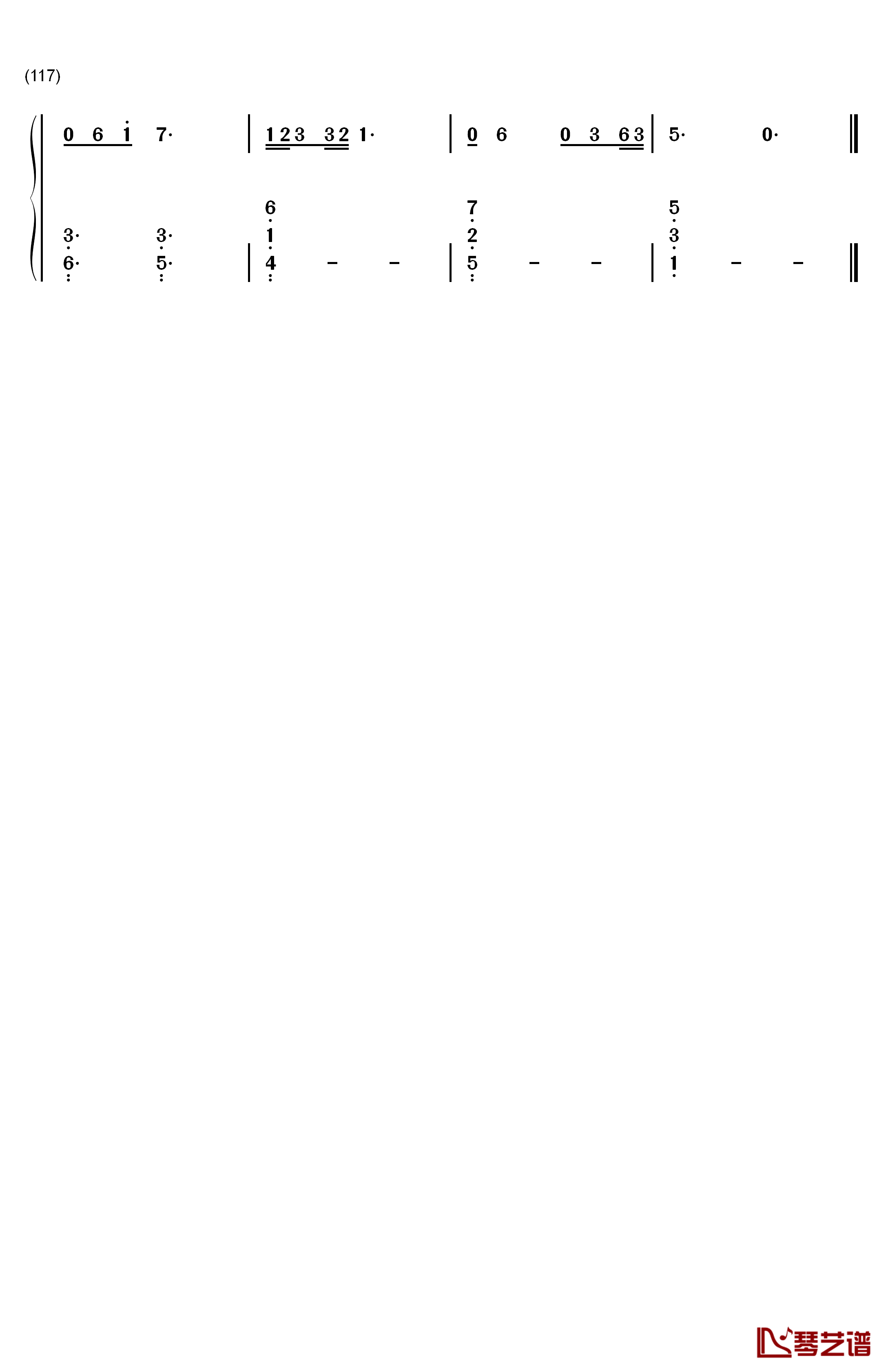 I Have Nothing钢琴简谱-数字双手-Whitney Houston7