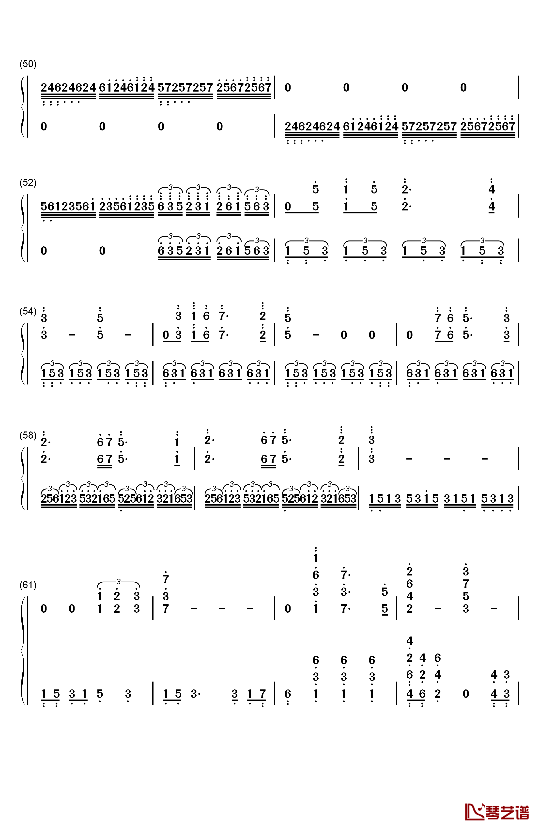 Somewhere In Time钢琴简谱-数字双手-马克西姆3