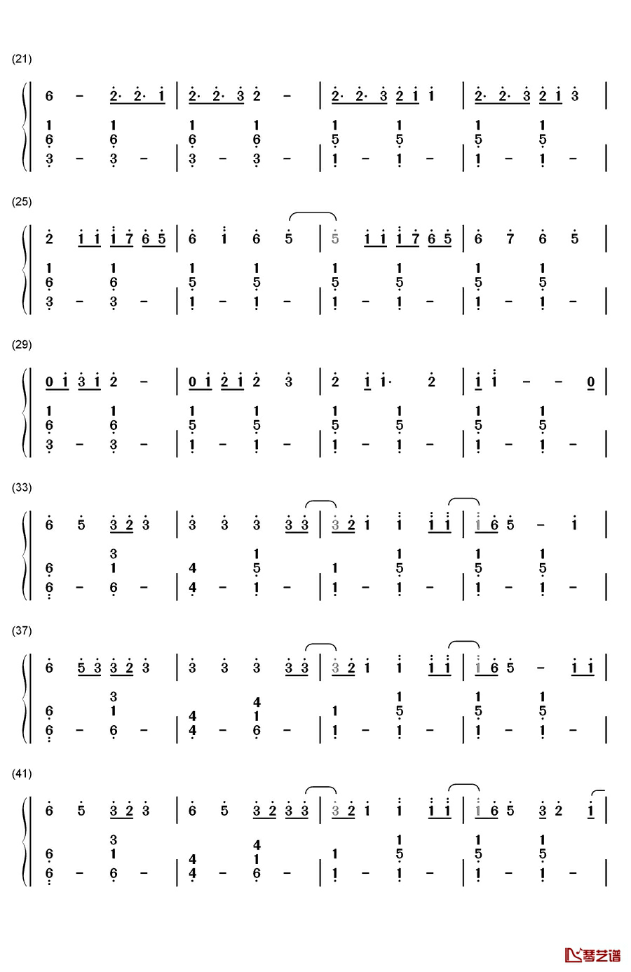 Hallelujah钢琴简谱-数字双手-Panic! at the Disco2