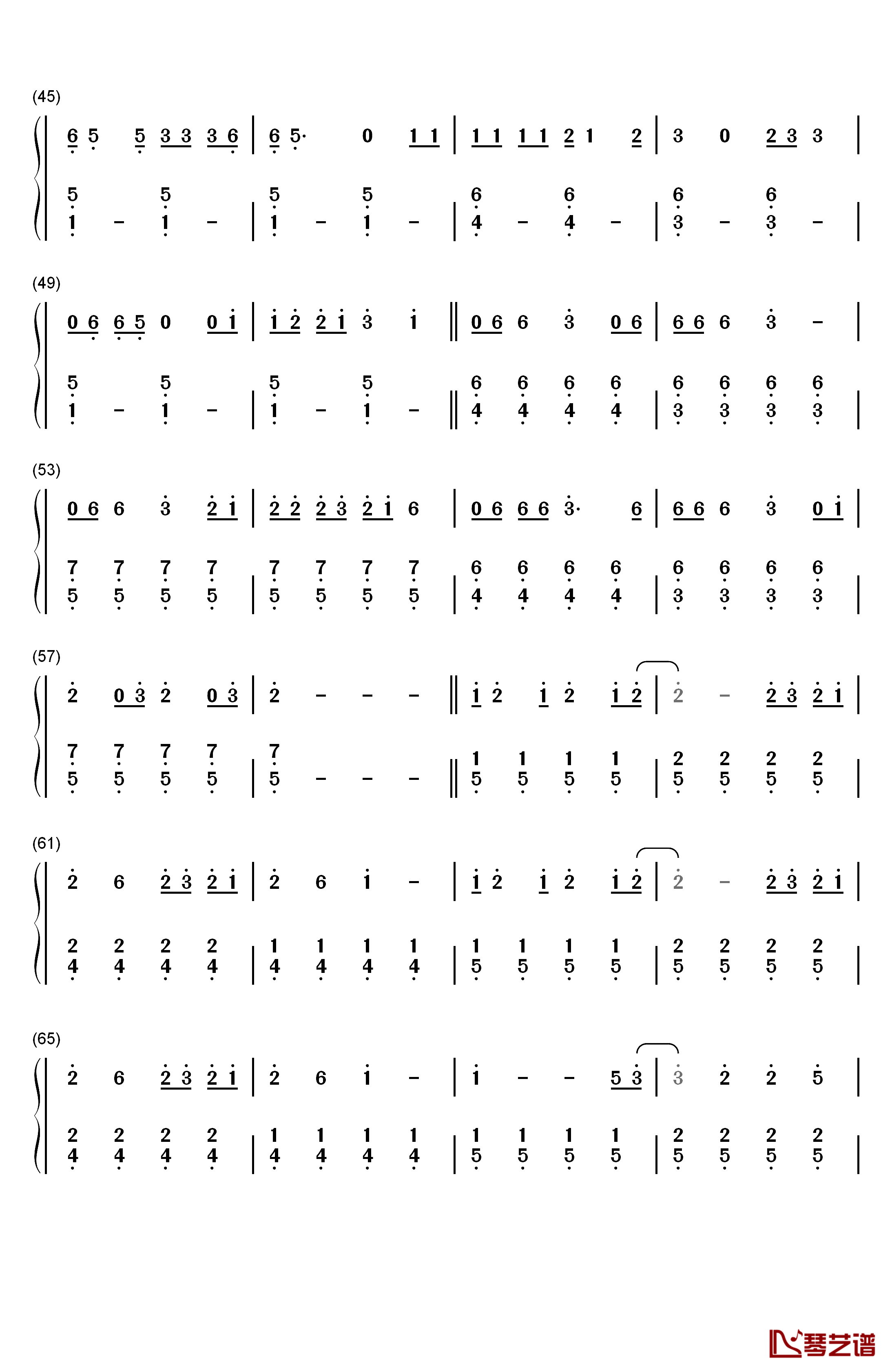 Wildest Dreams钢琴简谱-数字双手-Taylor Swift3
