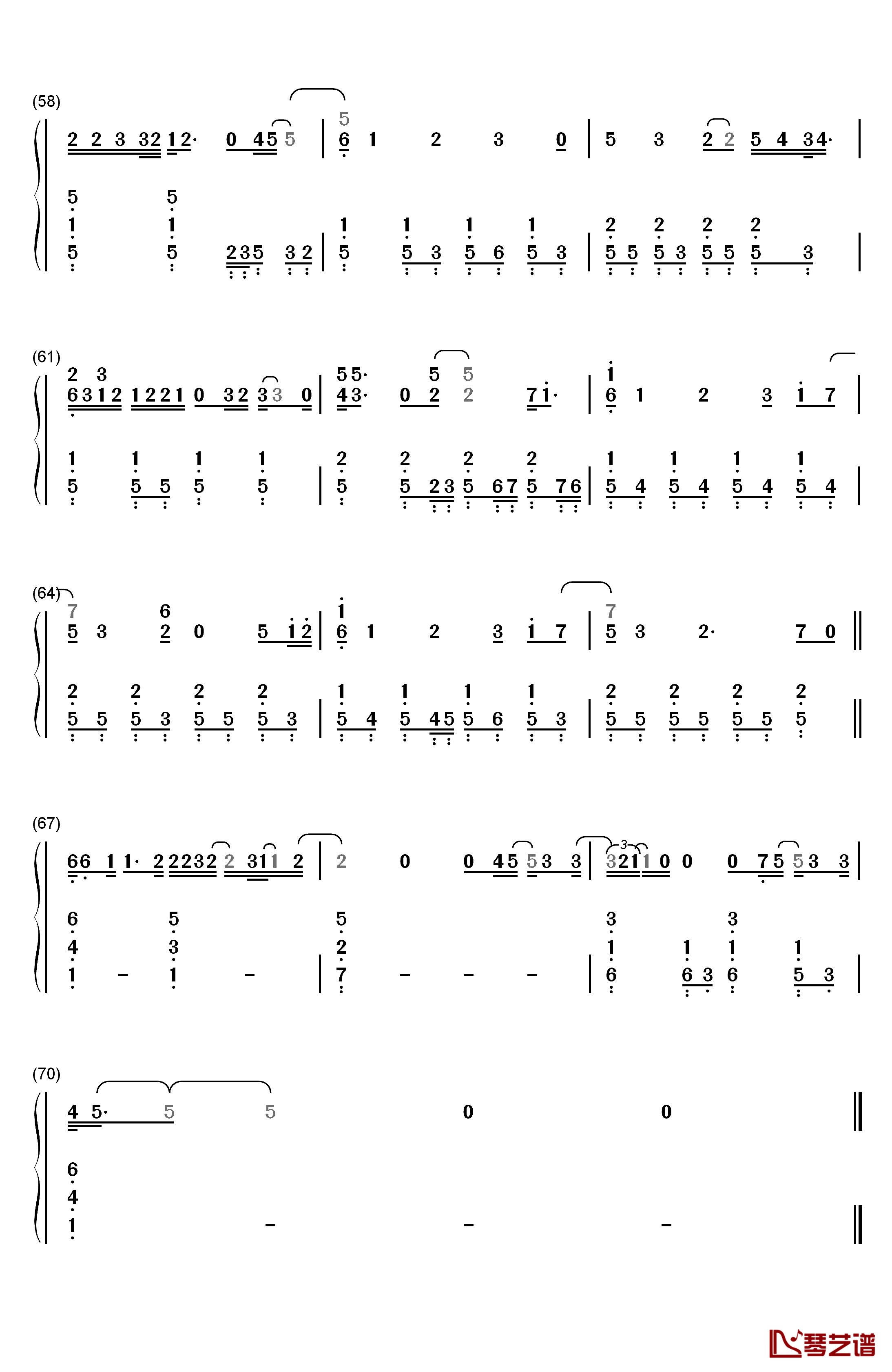 She Keeps Me Warm钢琴简谱-数字双手-Mary Lambert5