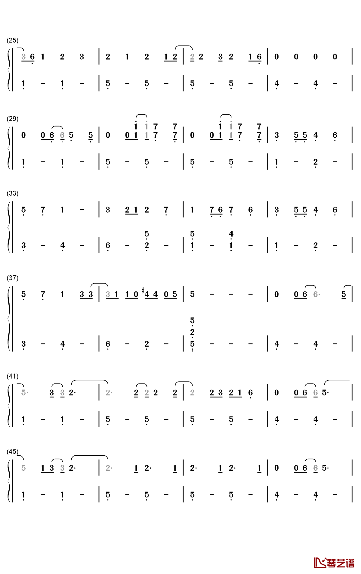 Sunflower Vol 6钢琴简谱-数字双手-Harry Styles2