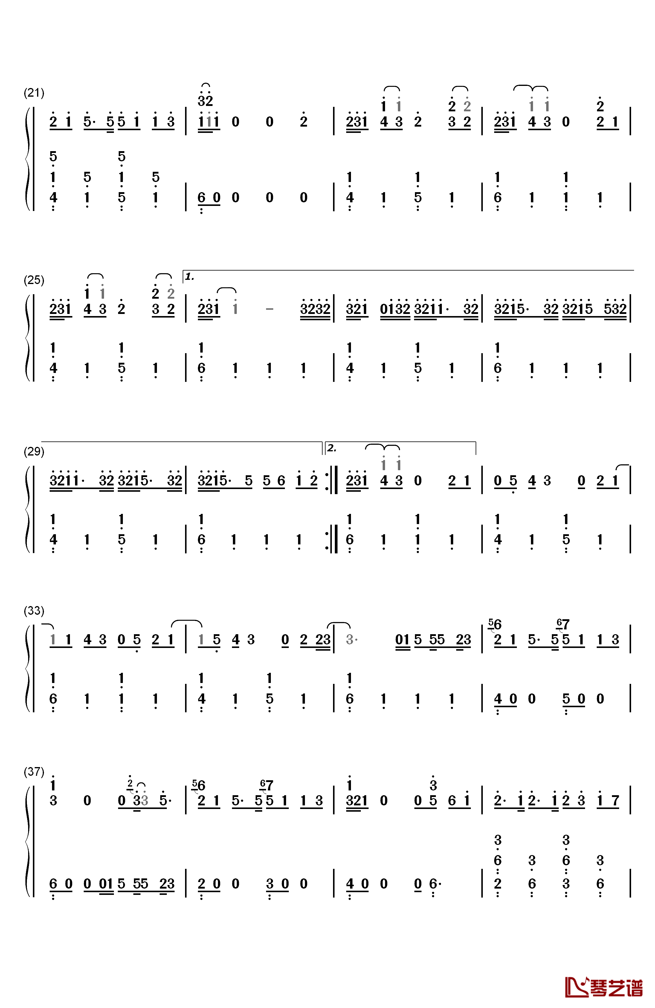 8 Letters钢琴简谱-数字双手-Why Don't We2