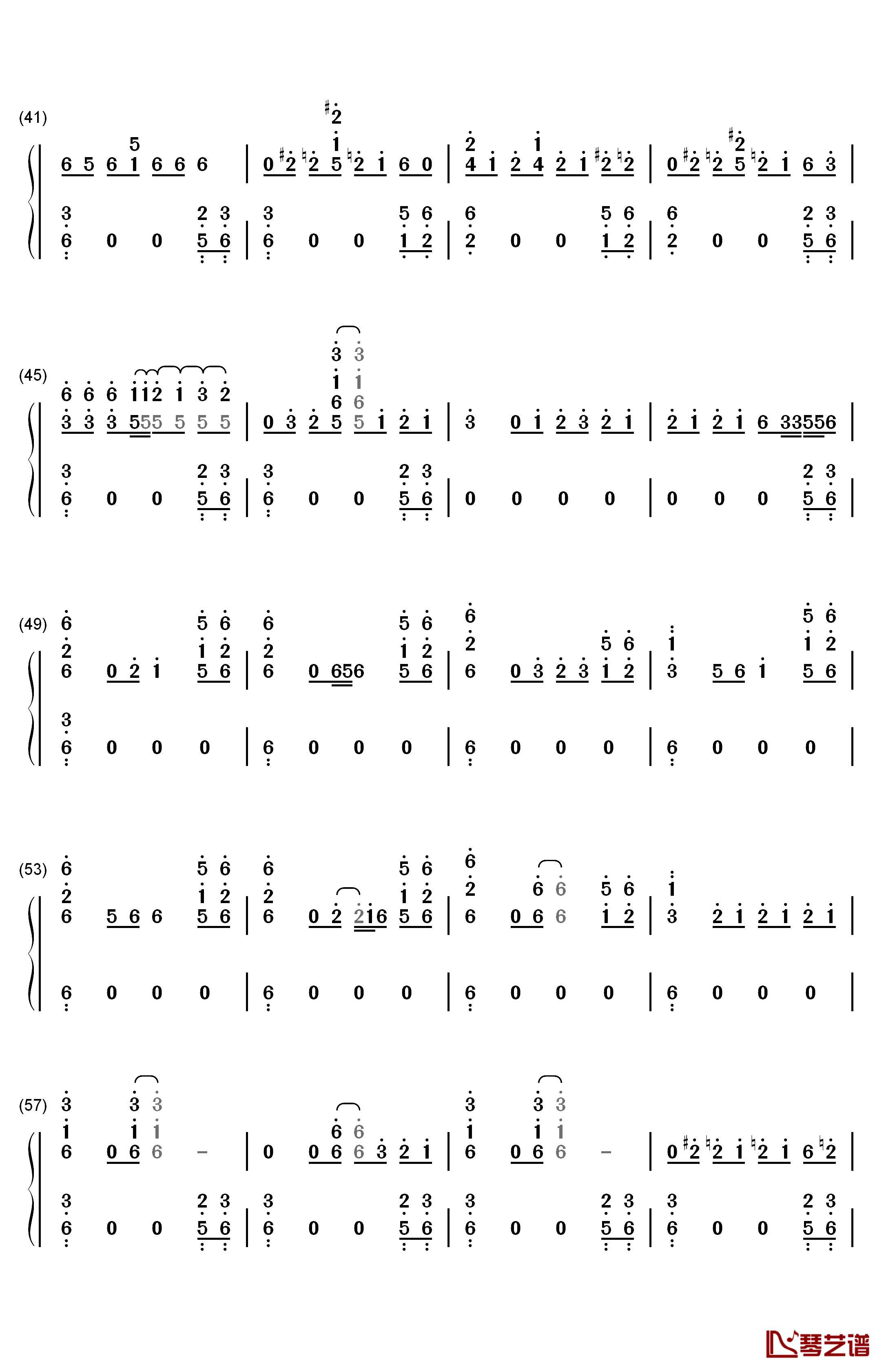 Heartburn钢琴简谱-数字双手-Alicia Keys3