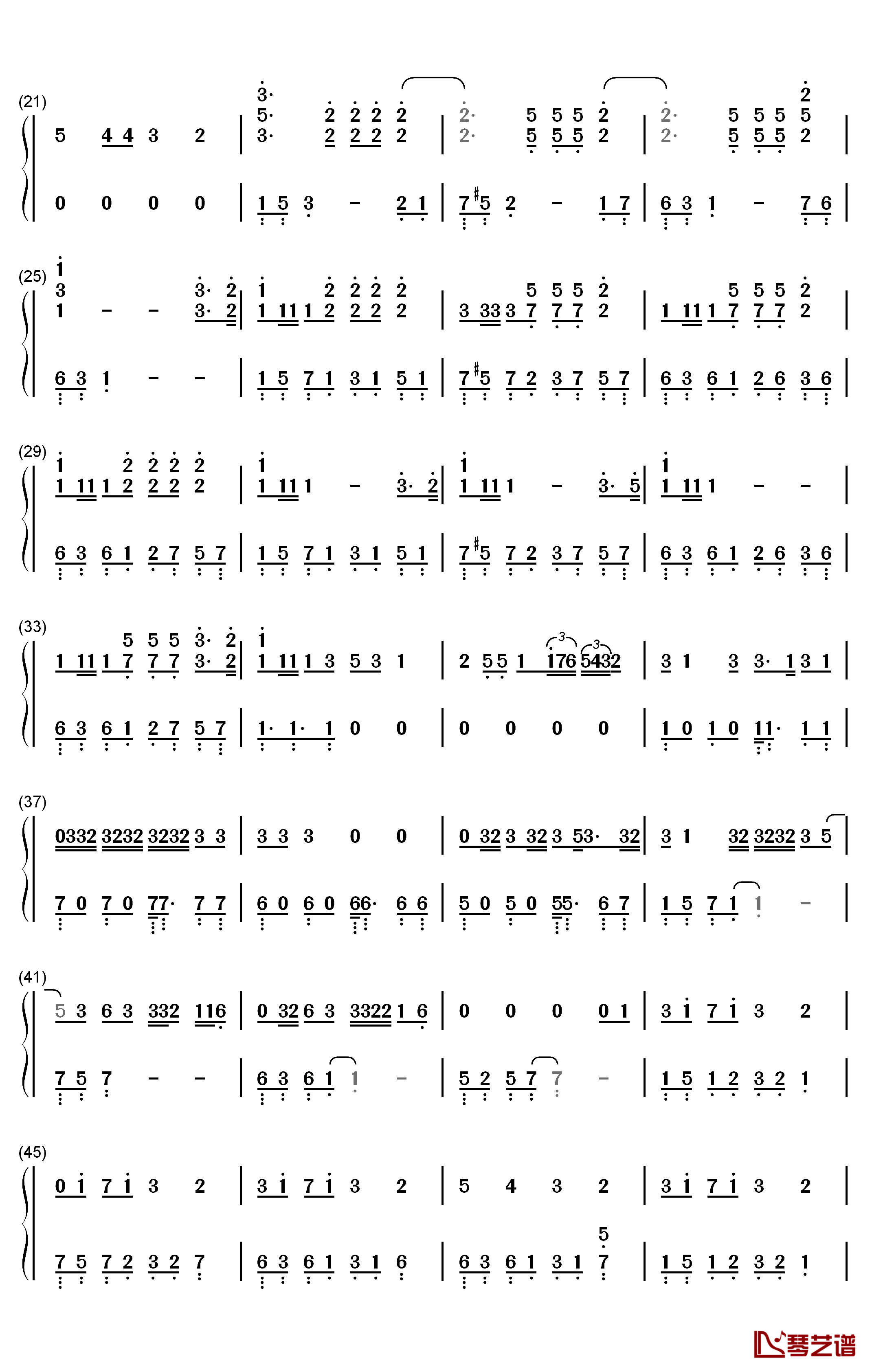 Wheels on the Bus钢琴简谱-数字双手-Melanie Martinez2