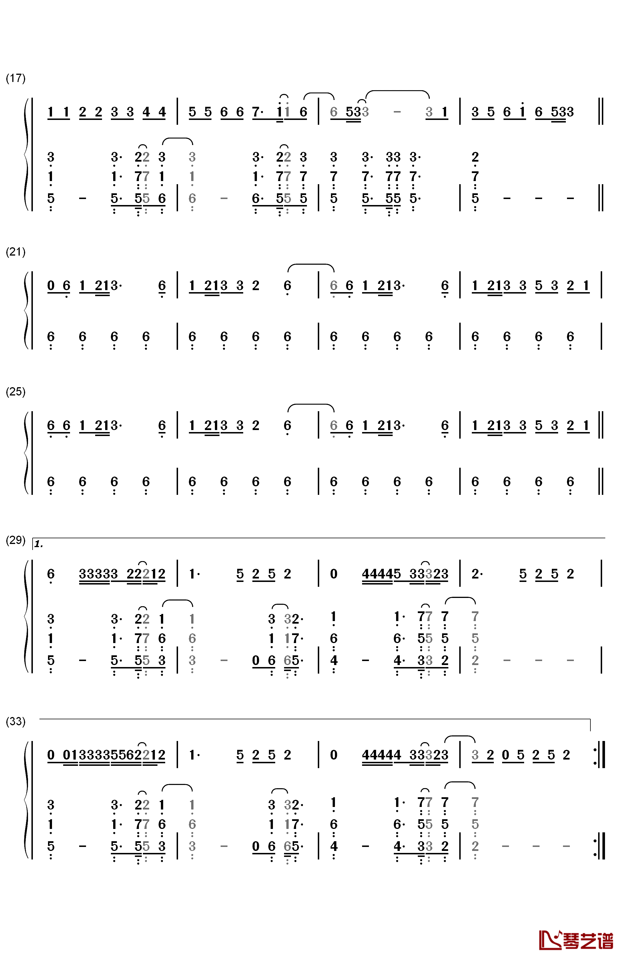 Nobody Love钢琴简谱-数字双手-Tori Kelly2