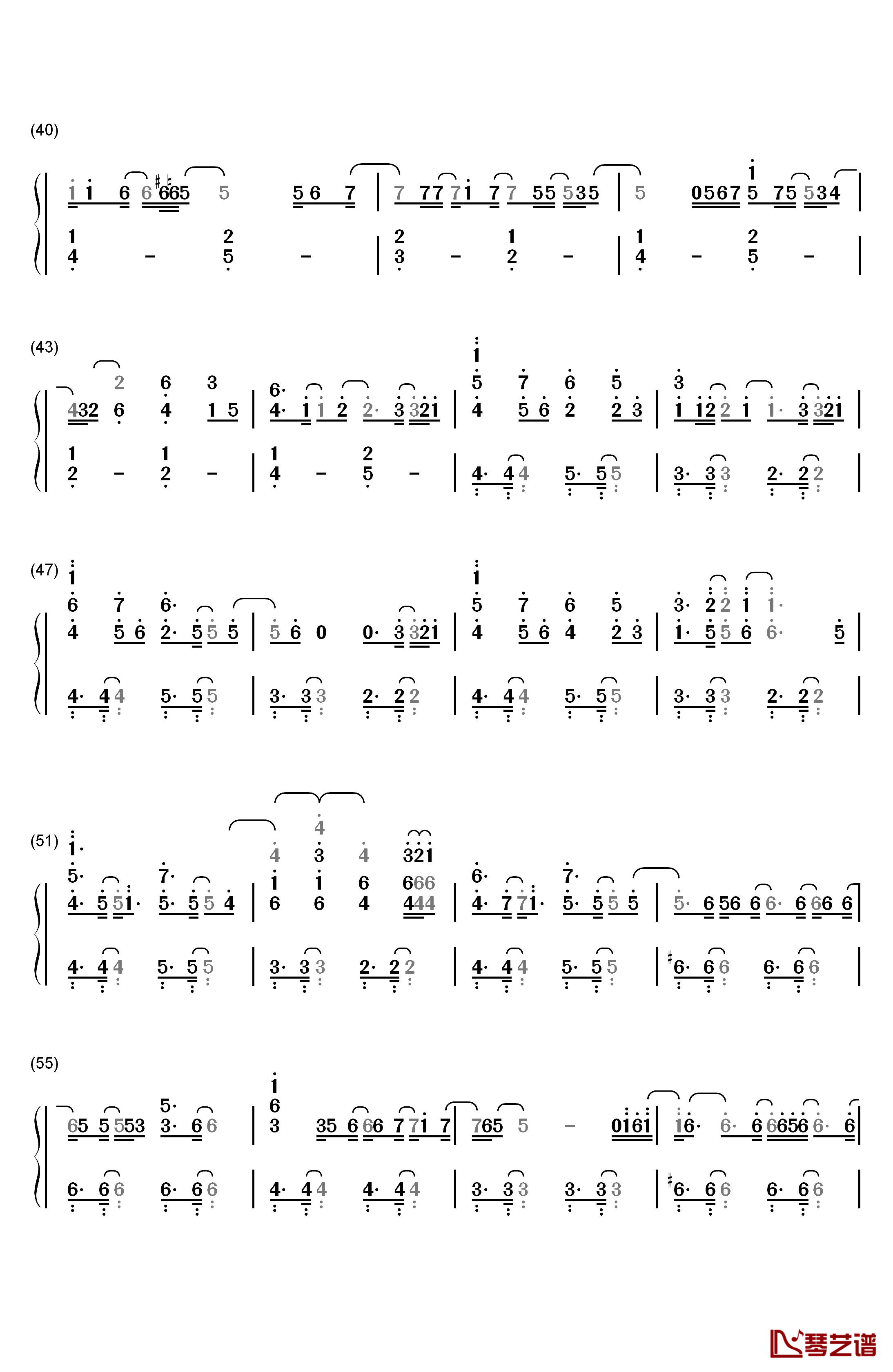 Hate That I Love You钢琴简谱-数字双手-Rihanna3